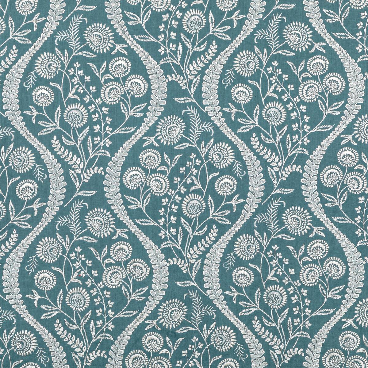 Lee Jofa Floriblanca Blue Fabric - Image 7