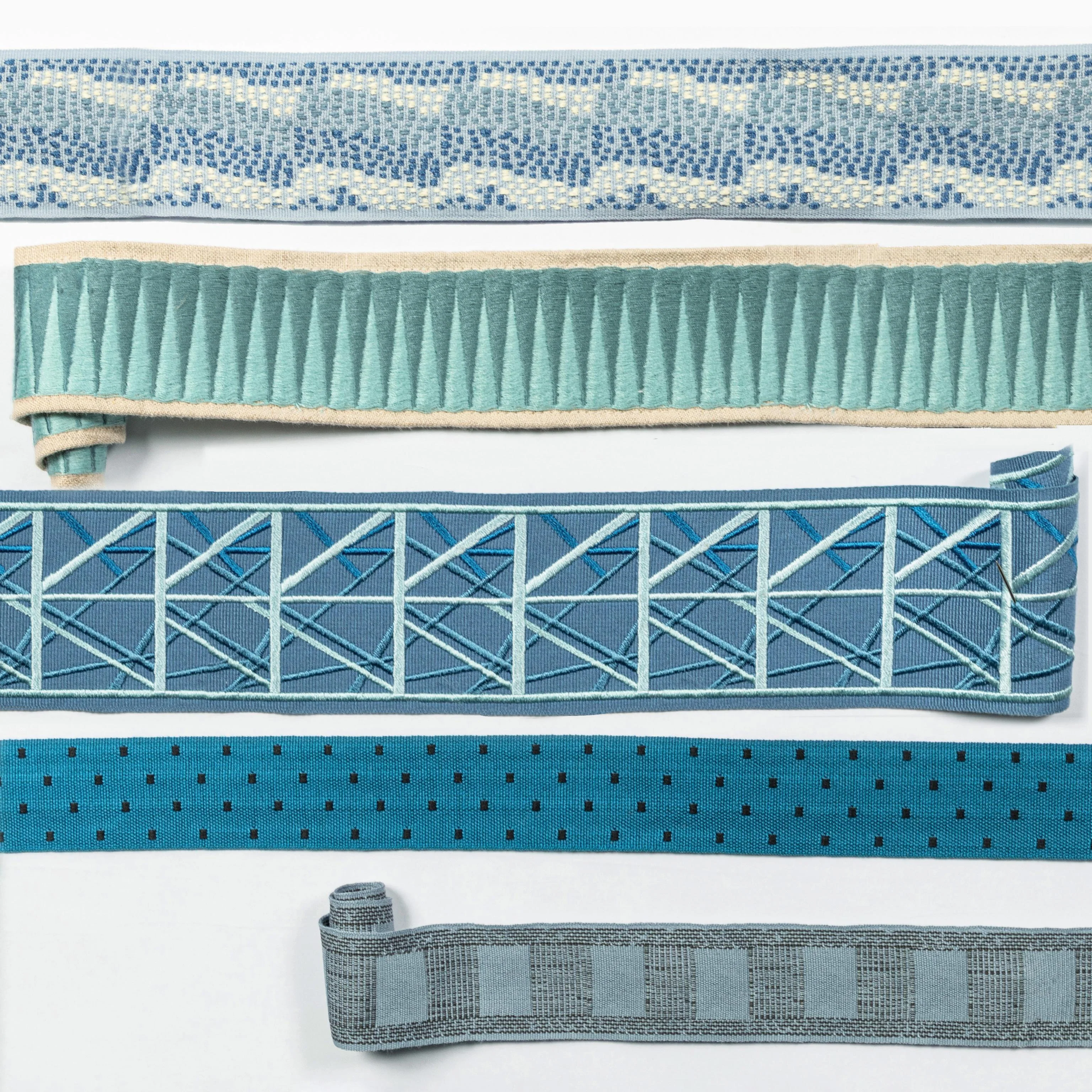 Lee Jofa Frame Tape Pool Pewter Trim - Image 5