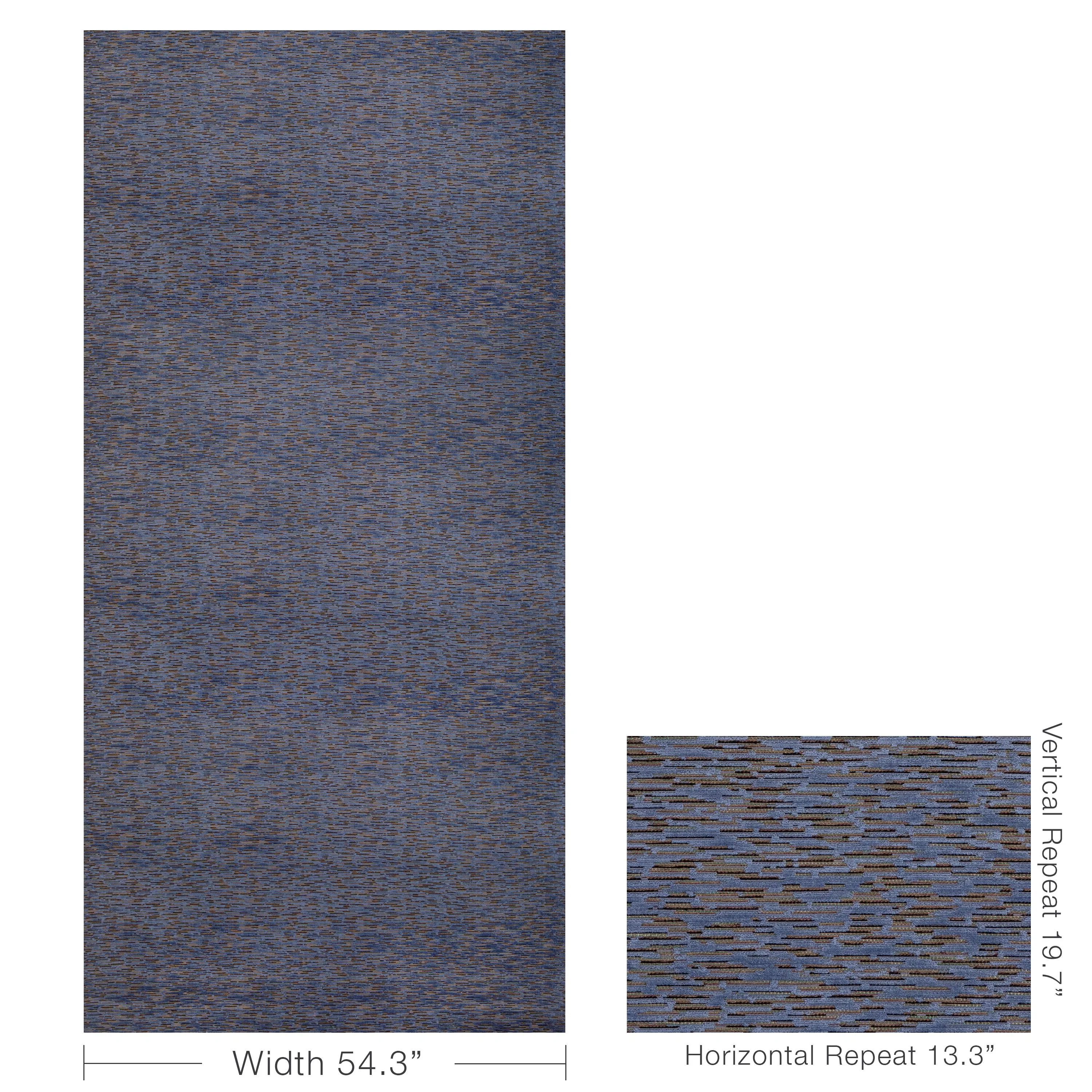 Lee Jofa Gaia Velvet Lapis Upholstery Fabric - Image 5