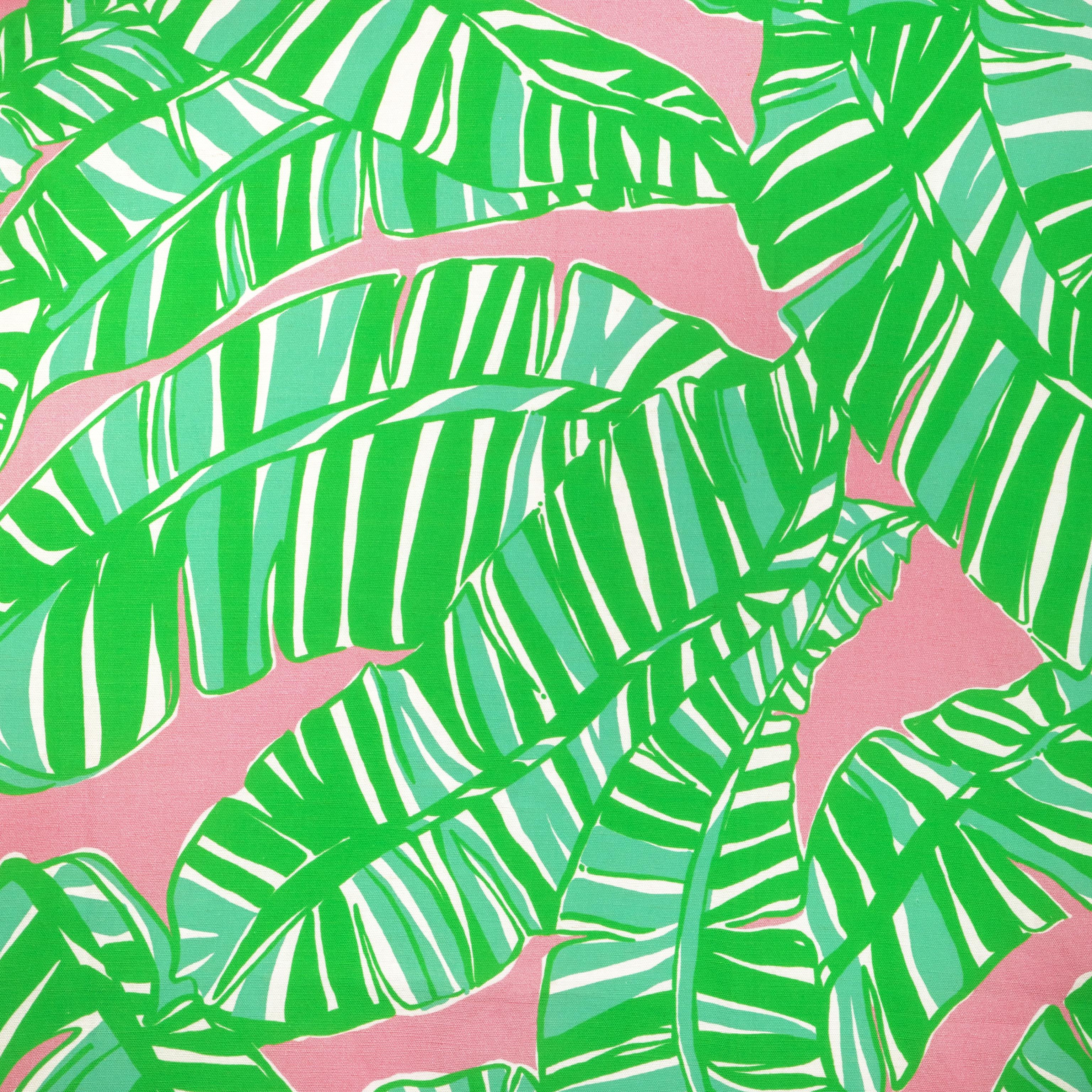 Lee Jofa Go Bananas Pink/Green Fabric - Image 2