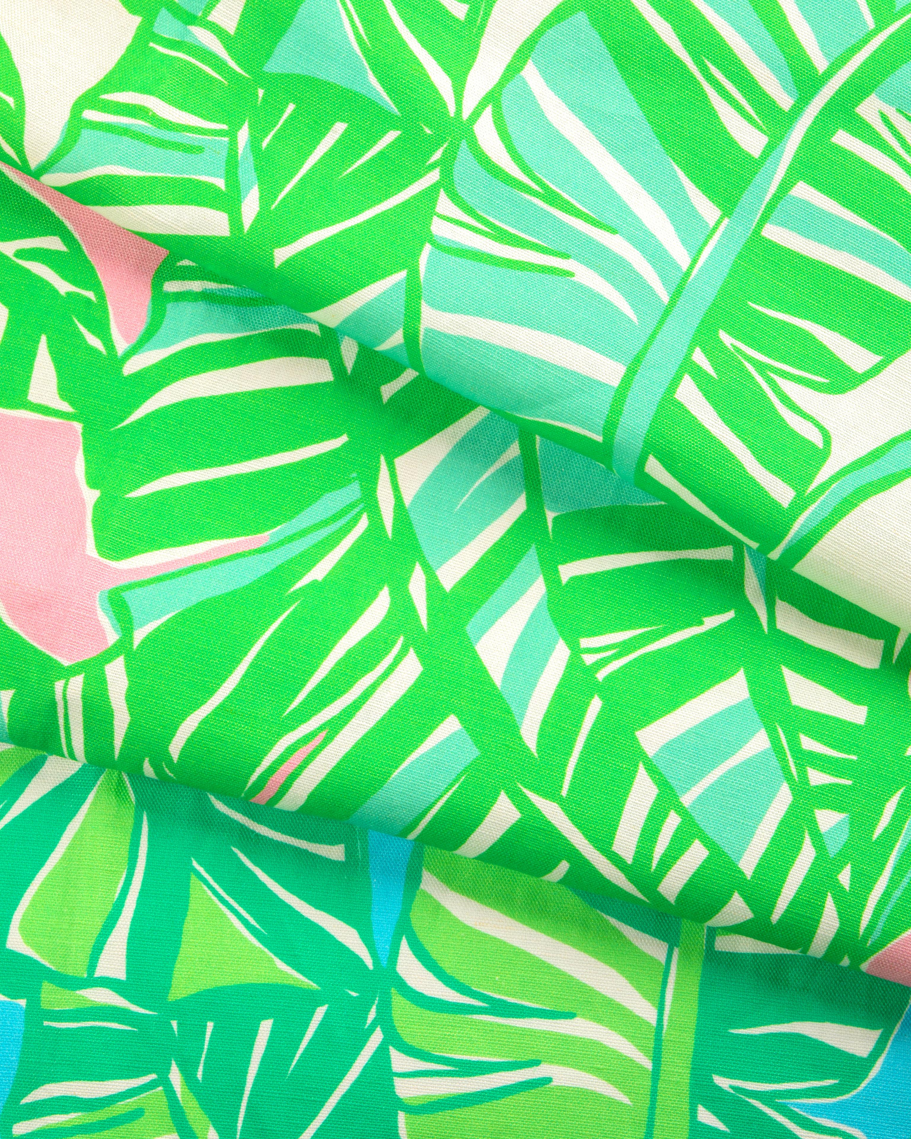 Lee Jofa Go Bananas Sea/Green Fabric - Image 6
