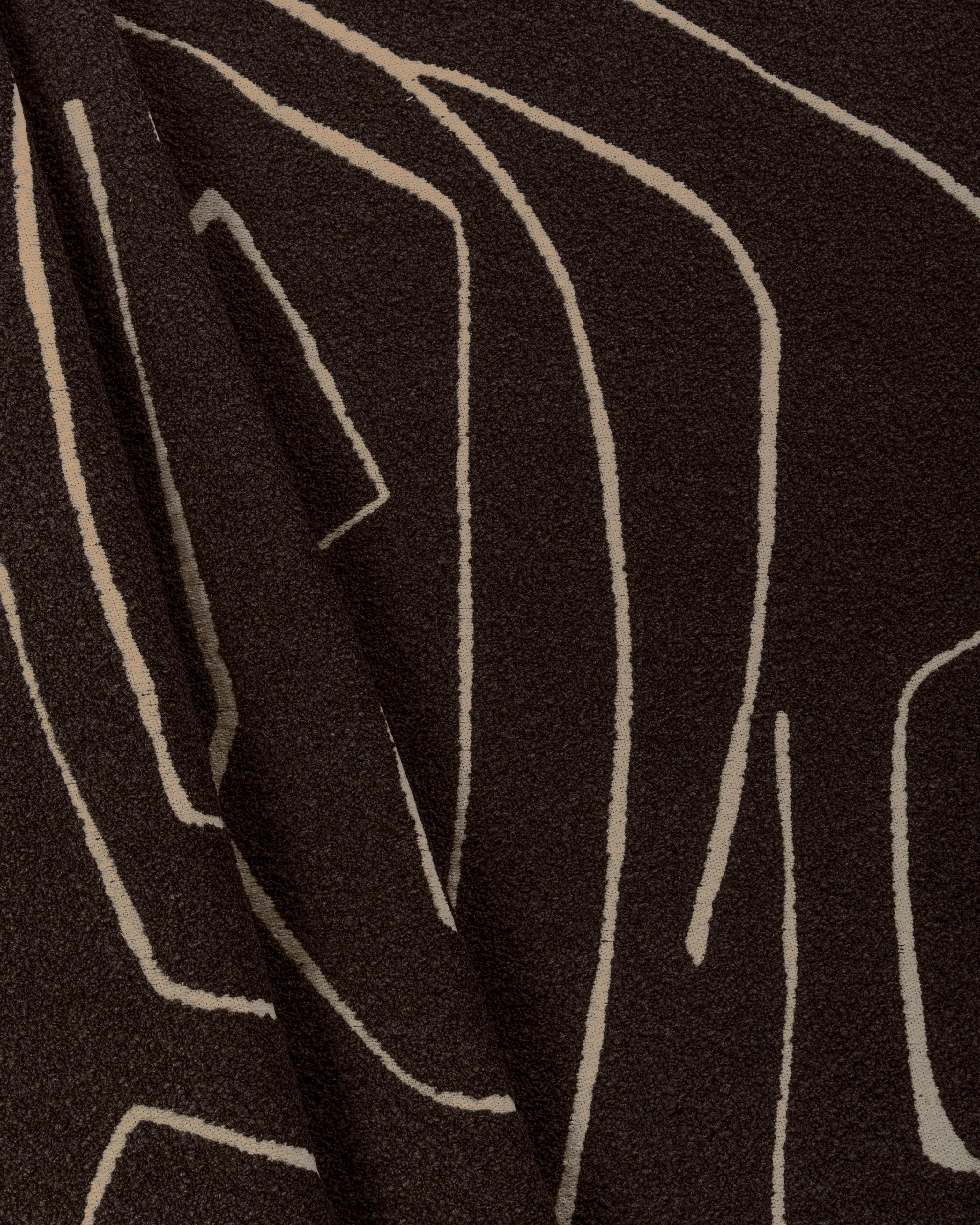 Lee Jofa Graffito Boucle Ebony Upholstery Fabric - Image 4