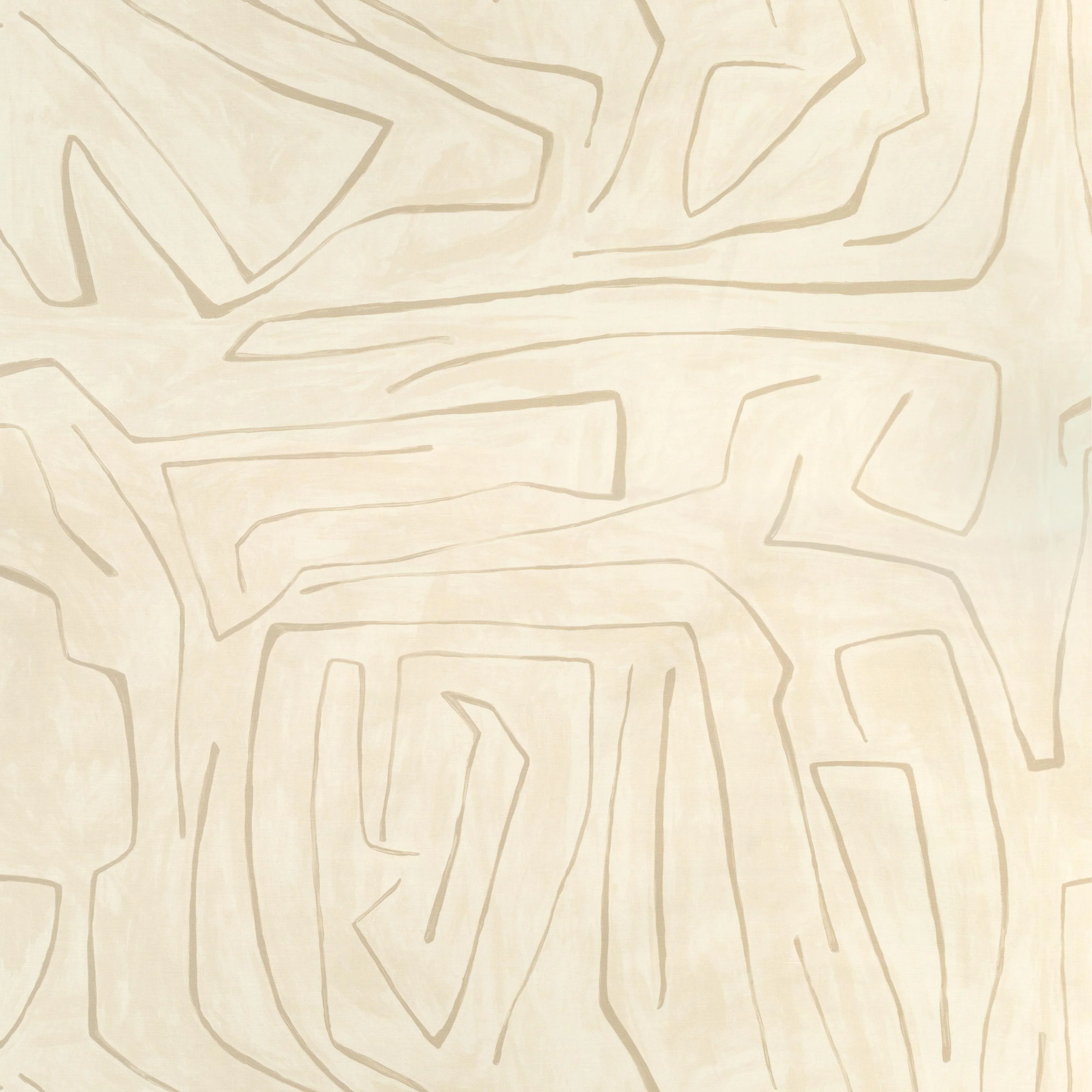 Lee Jofa Graffito Parchment Fabric - Image 2