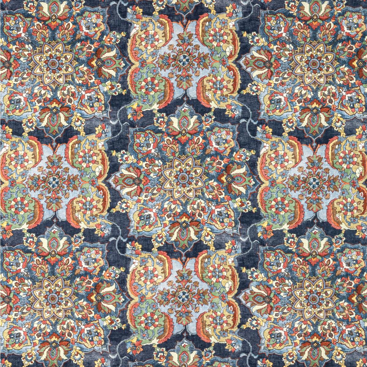 Lee Jofa Granada Print Denim Fabric - Image 7