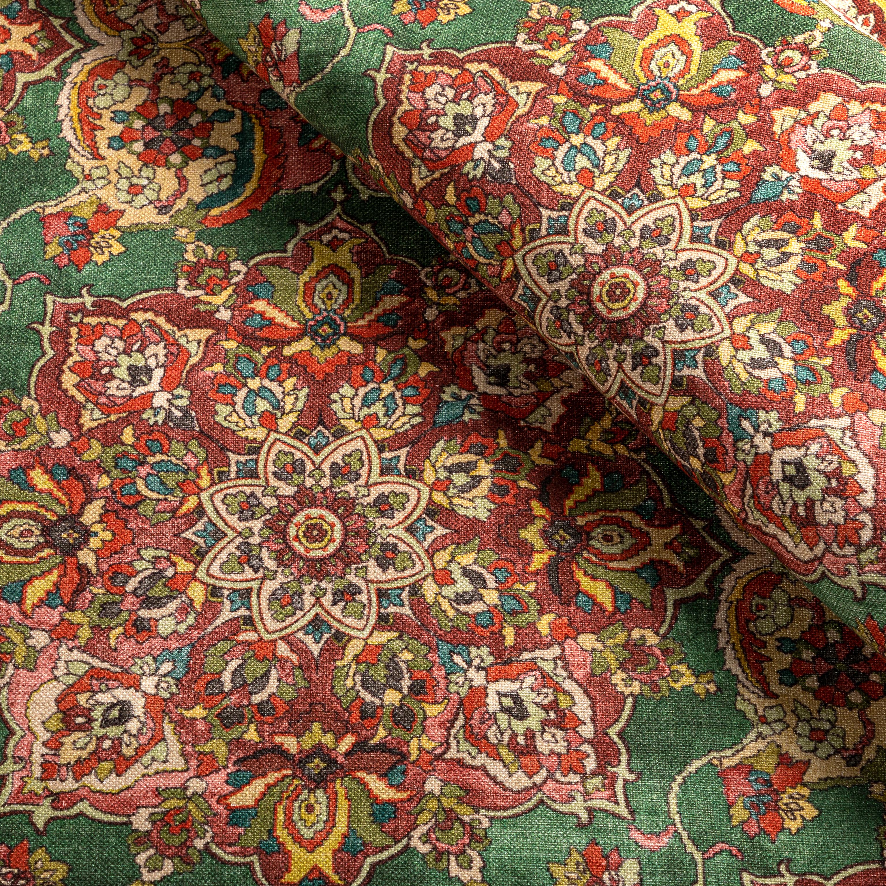 Lee Jofa Granada Print Jewel Fabric - Image 4