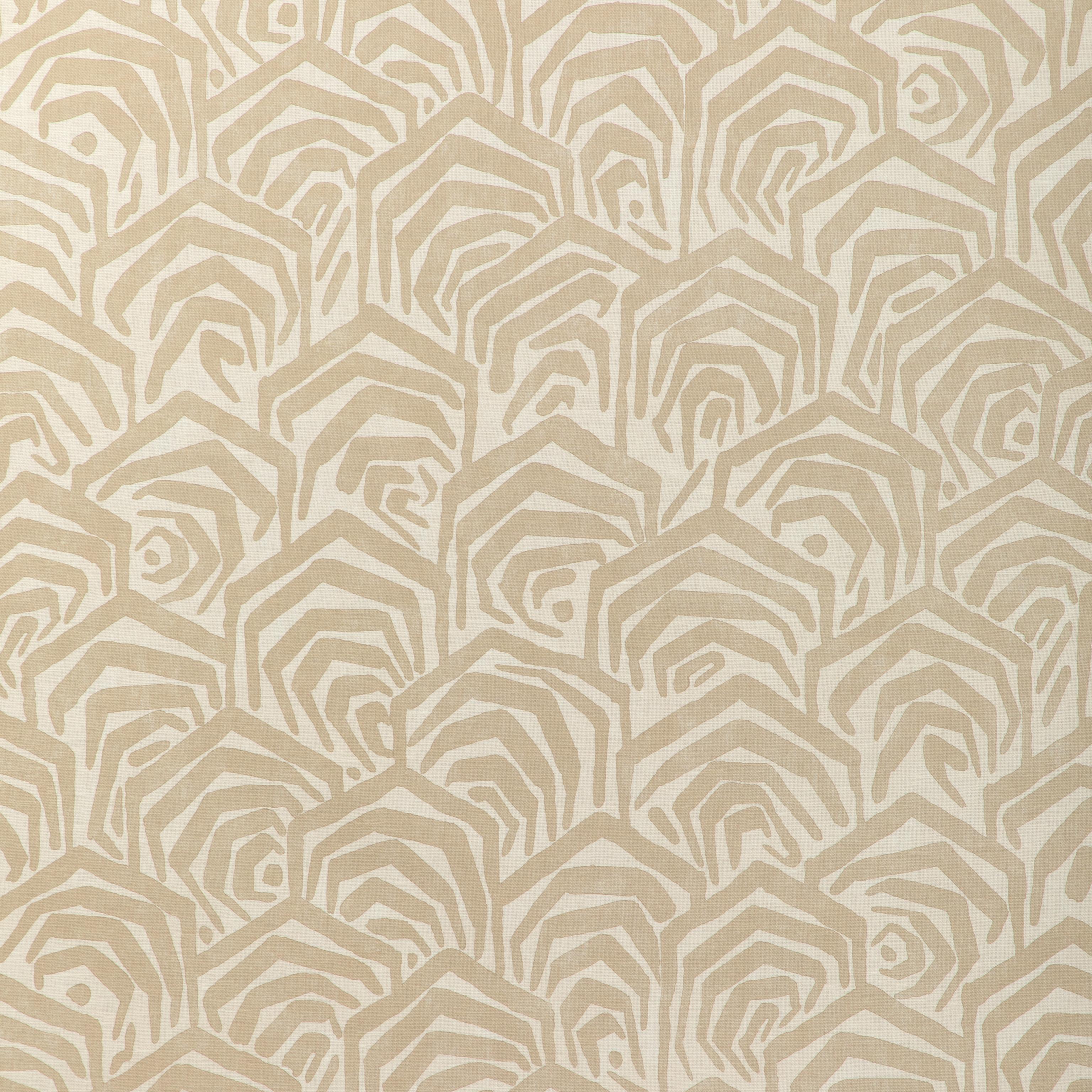 Lee Jofa Greene Print Buff Fabric