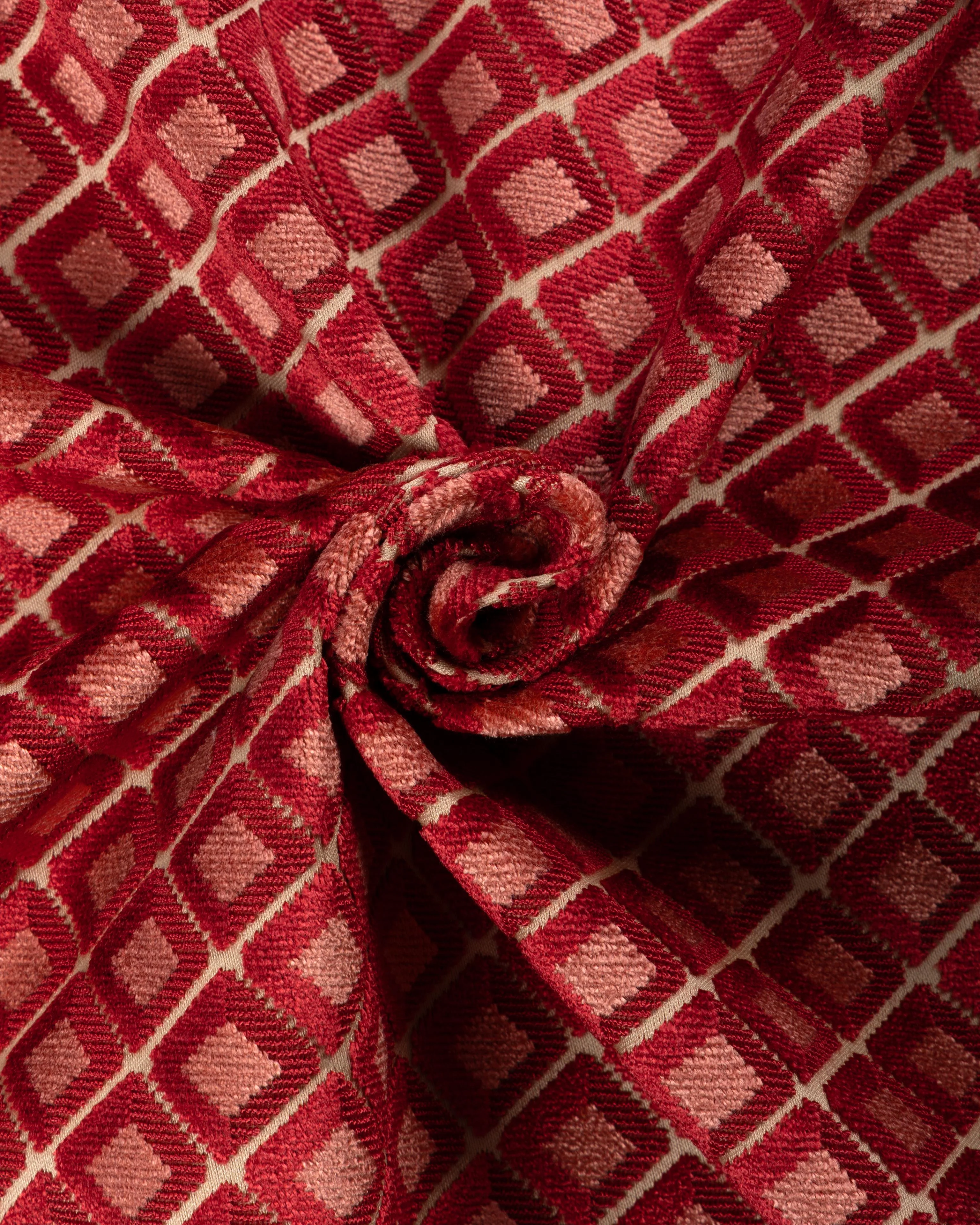 Lee Jofa Greenwich Velvet Berry Upholstery Fabric - Image 4