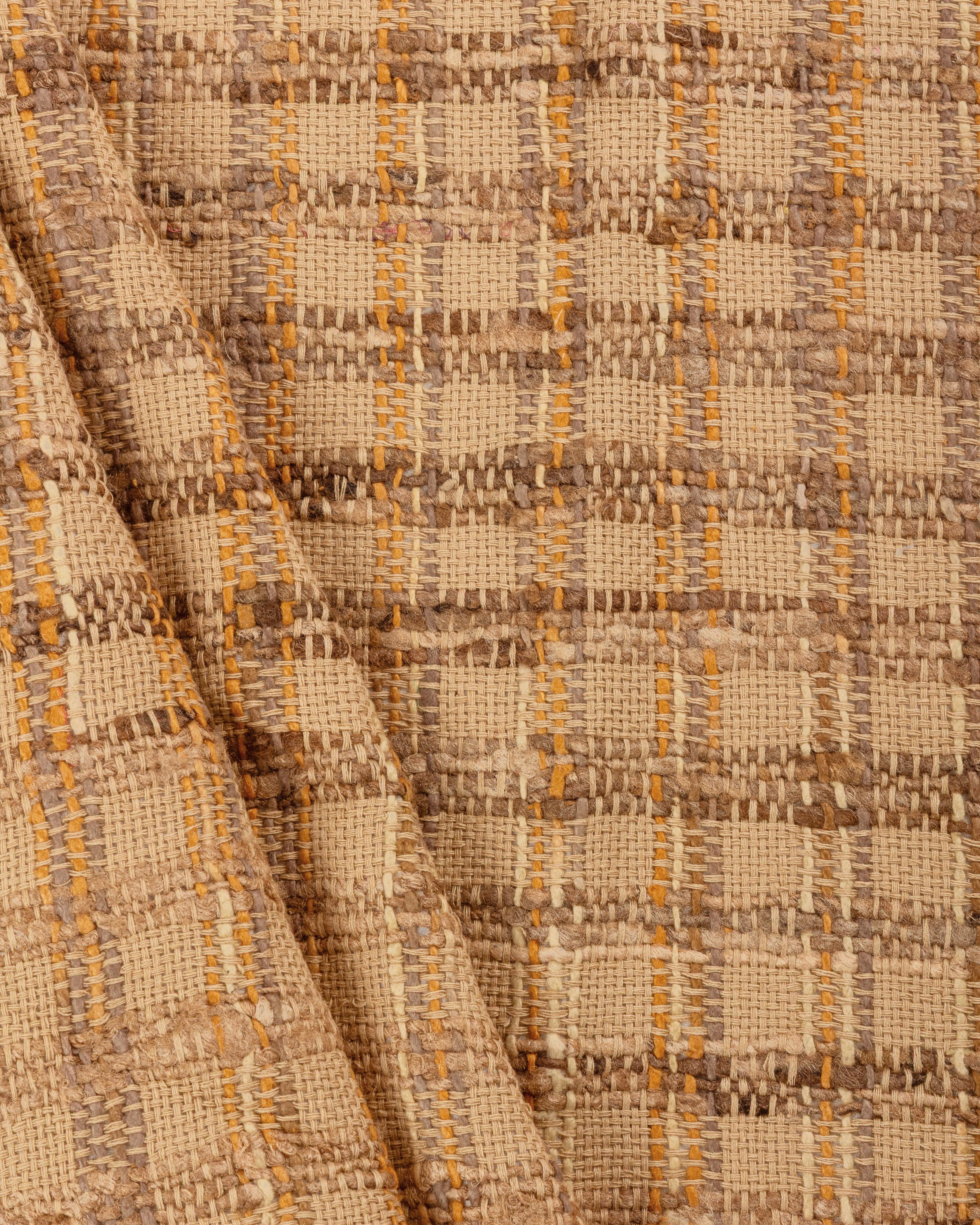 Lee Jofa Grid Amber Drapery Fabric - Image 4