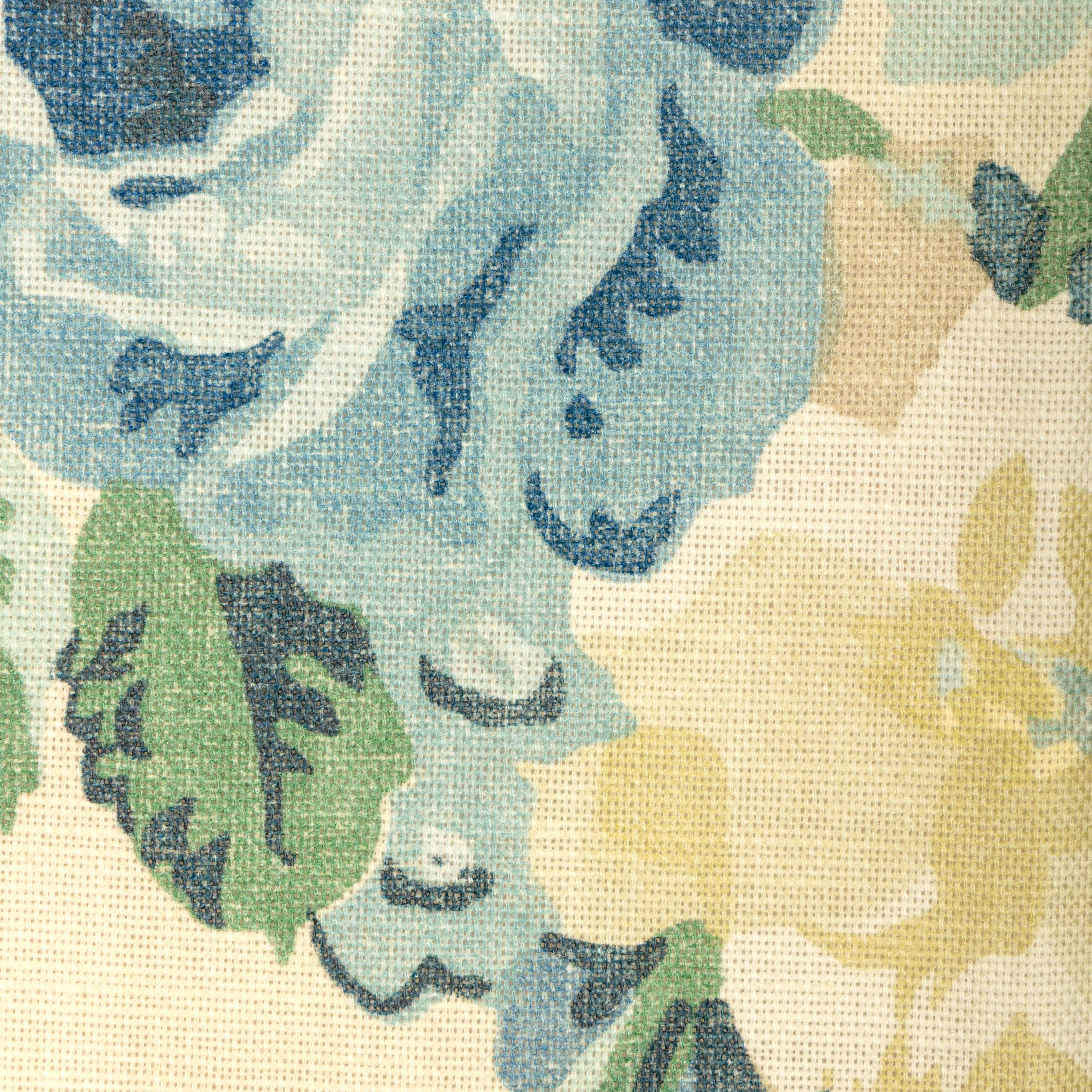 Lee Jofa Hathaway Print Blue Fabric - Image 3