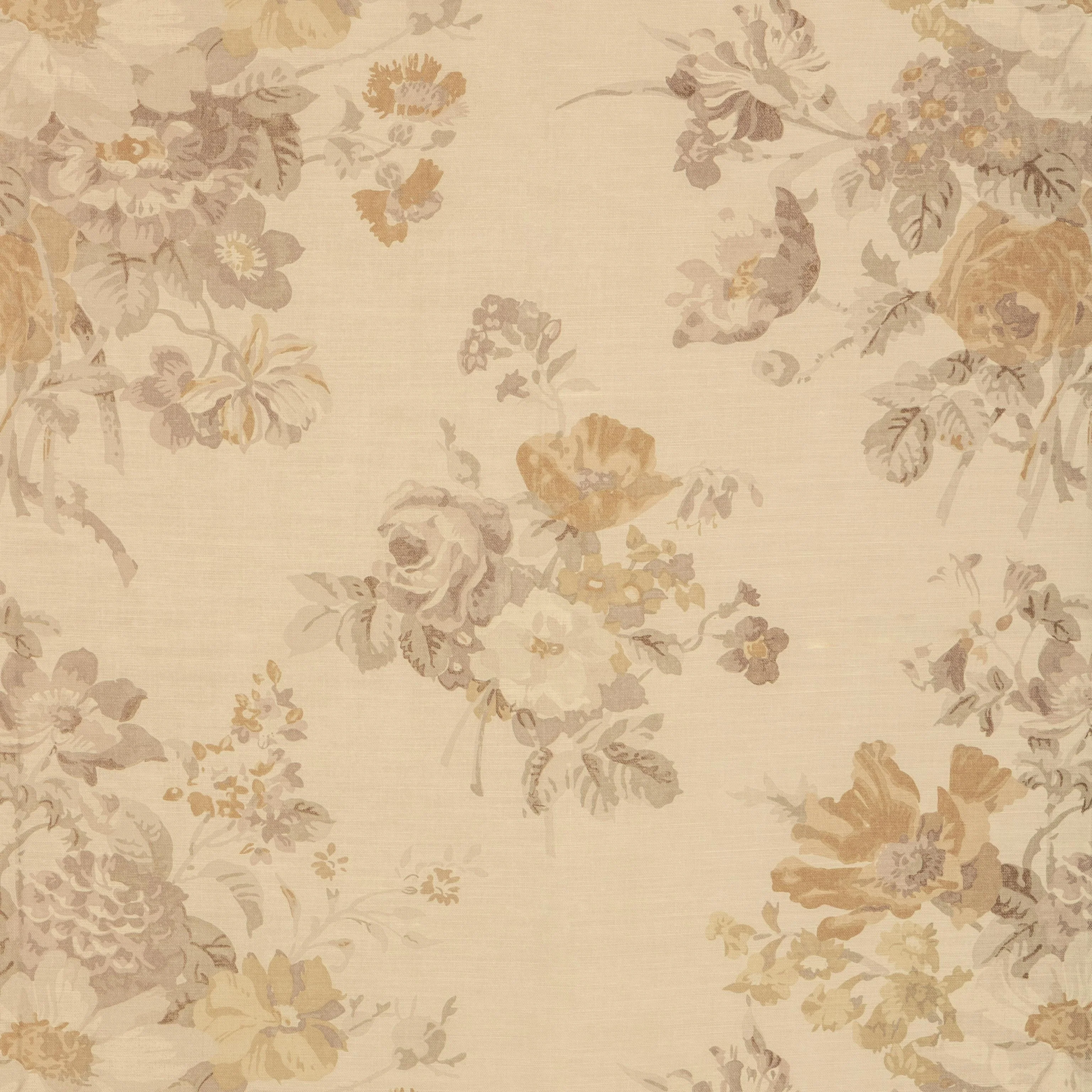 Lee Jofa Hathaway Print Taupe Fabric