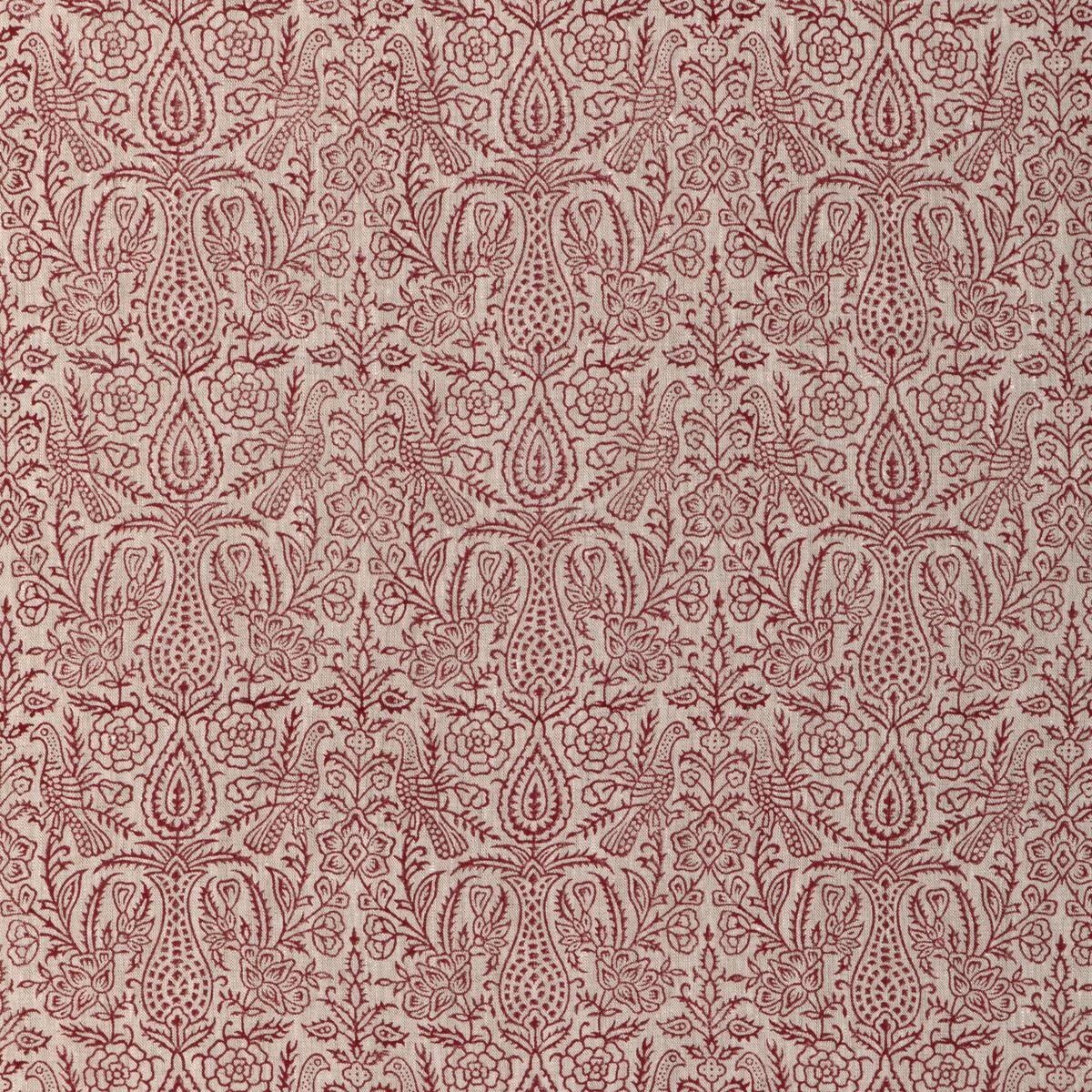 Lee Jofa Haven Handblock Ruby Fabric - Image 6