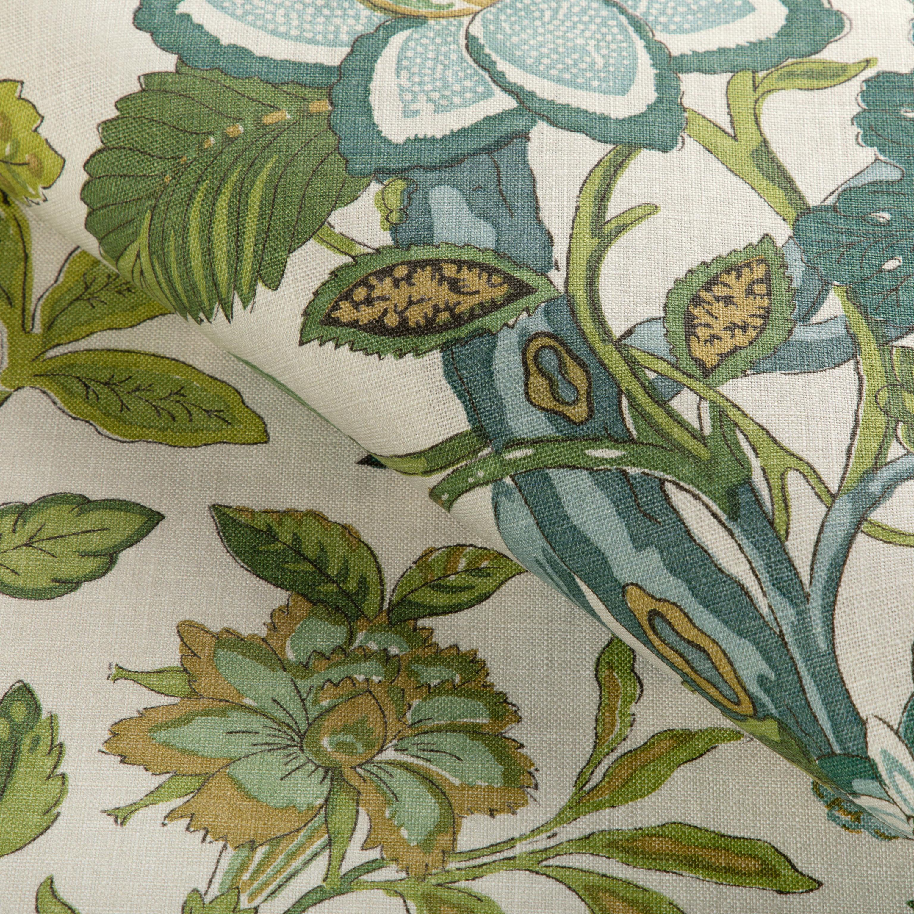 Lee Jofa Hazelwood Print Green Fabric - Image 4