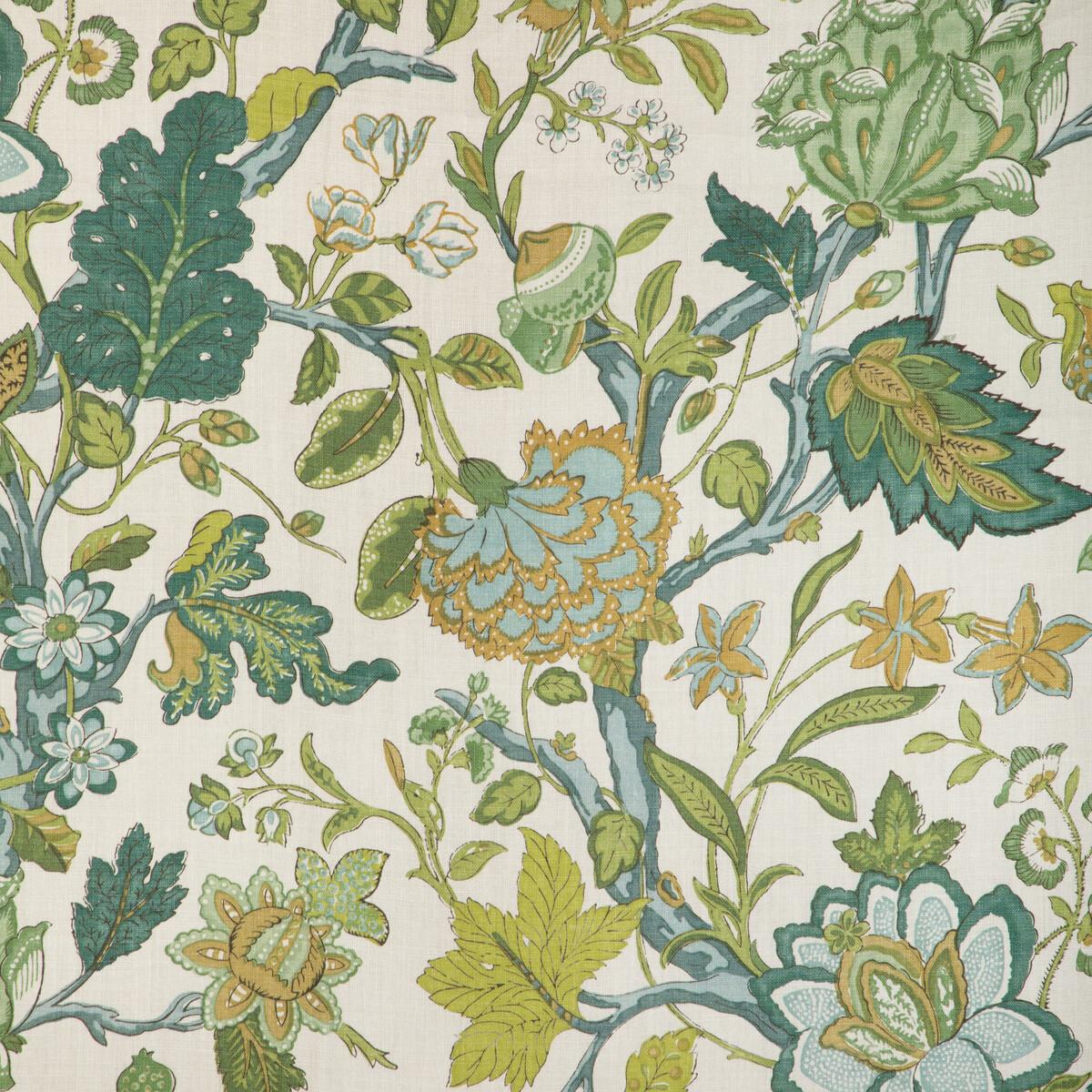 Lee Jofa Hazelwood Print Green Fabric - Image 8
