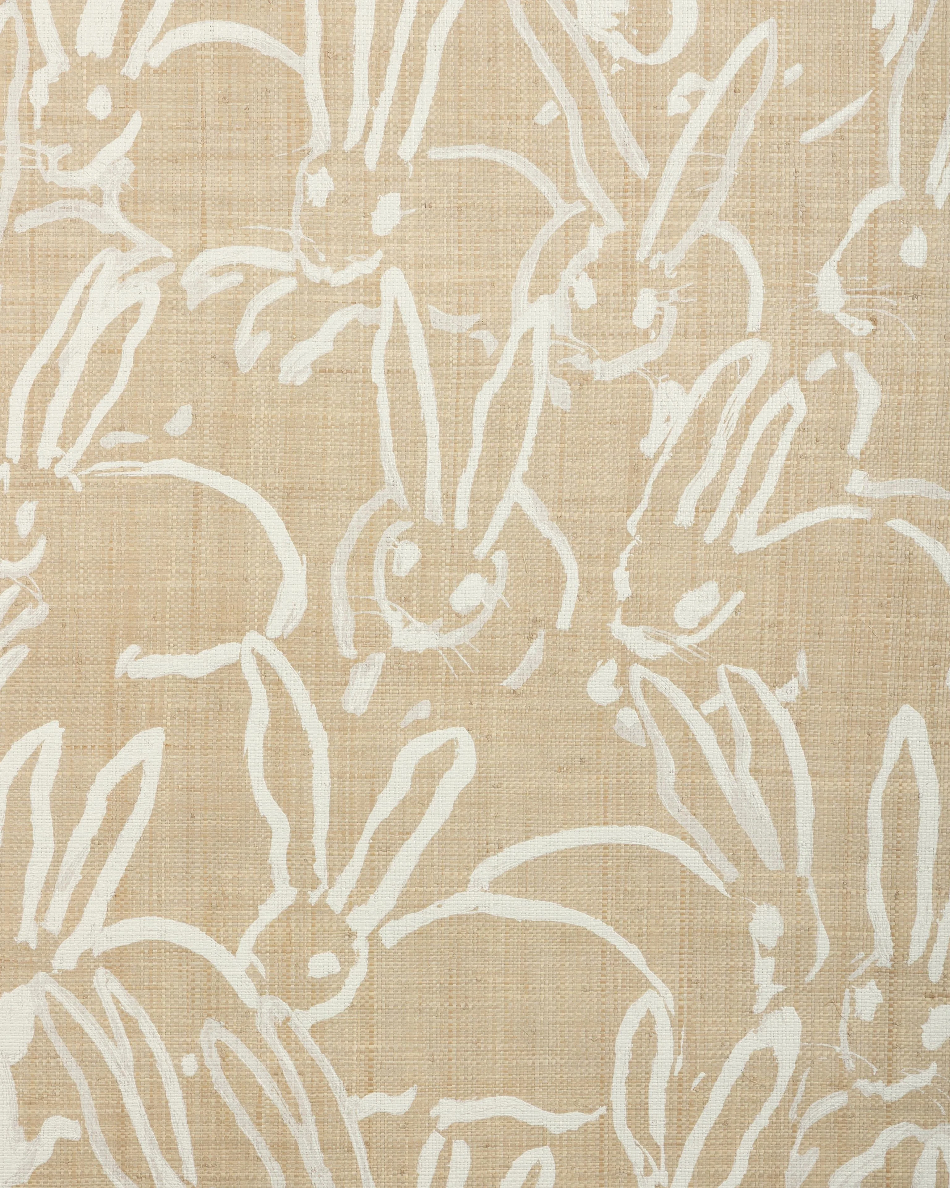Lee Jofa Hutch Raffia Ivory Wallpaper - Image 2