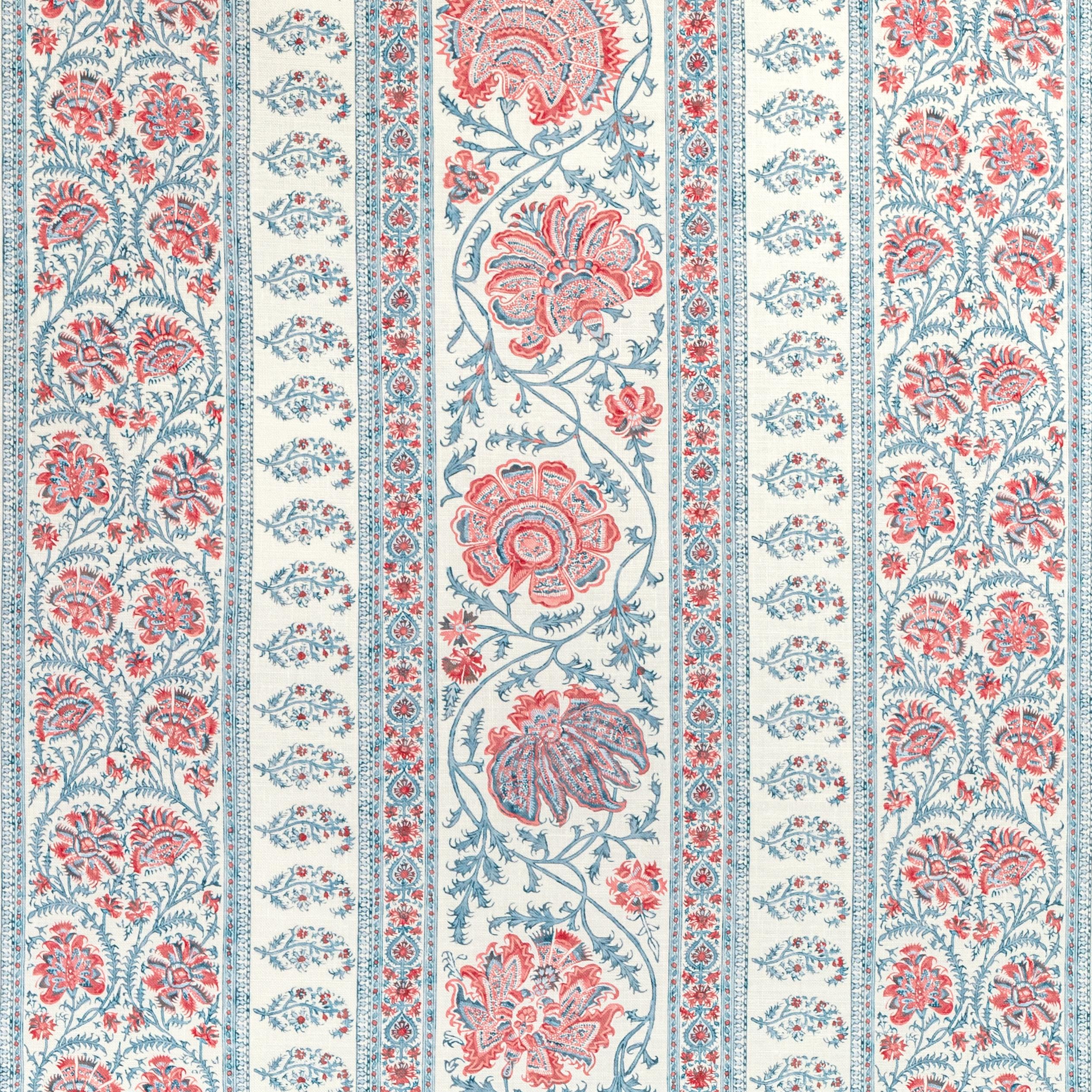 Lee Jofa Indiennes Stripe Berry Fabric - Image 2