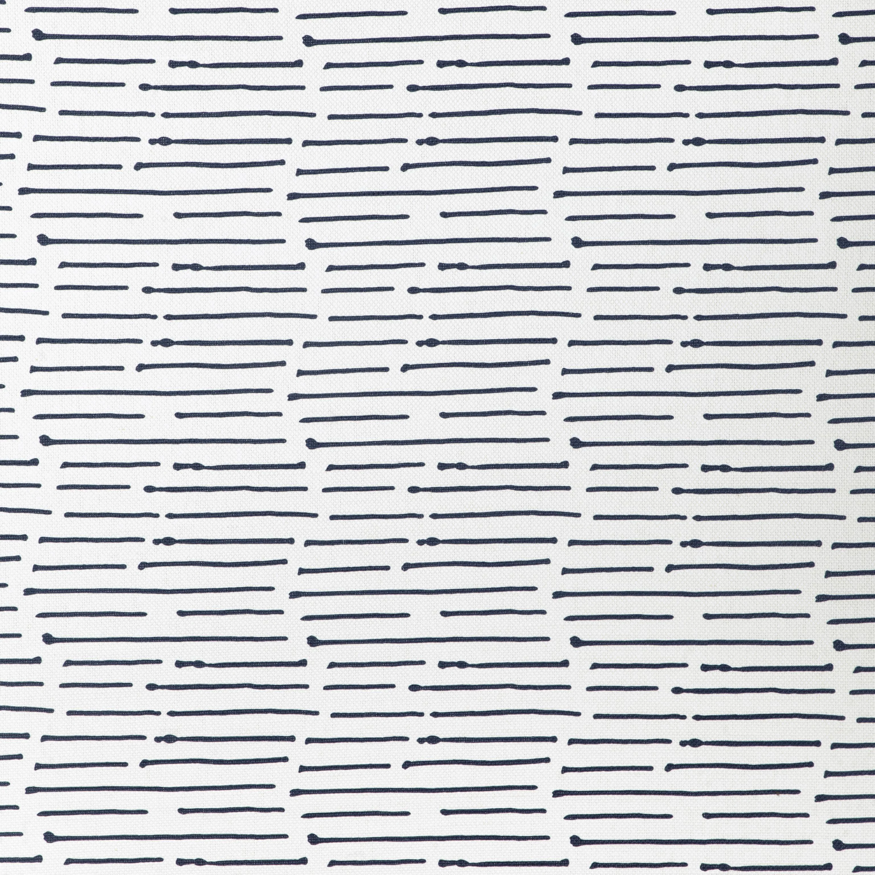 Lee Jofa Ink Stripe Dark Navy/Oyster Fabric - Image 2