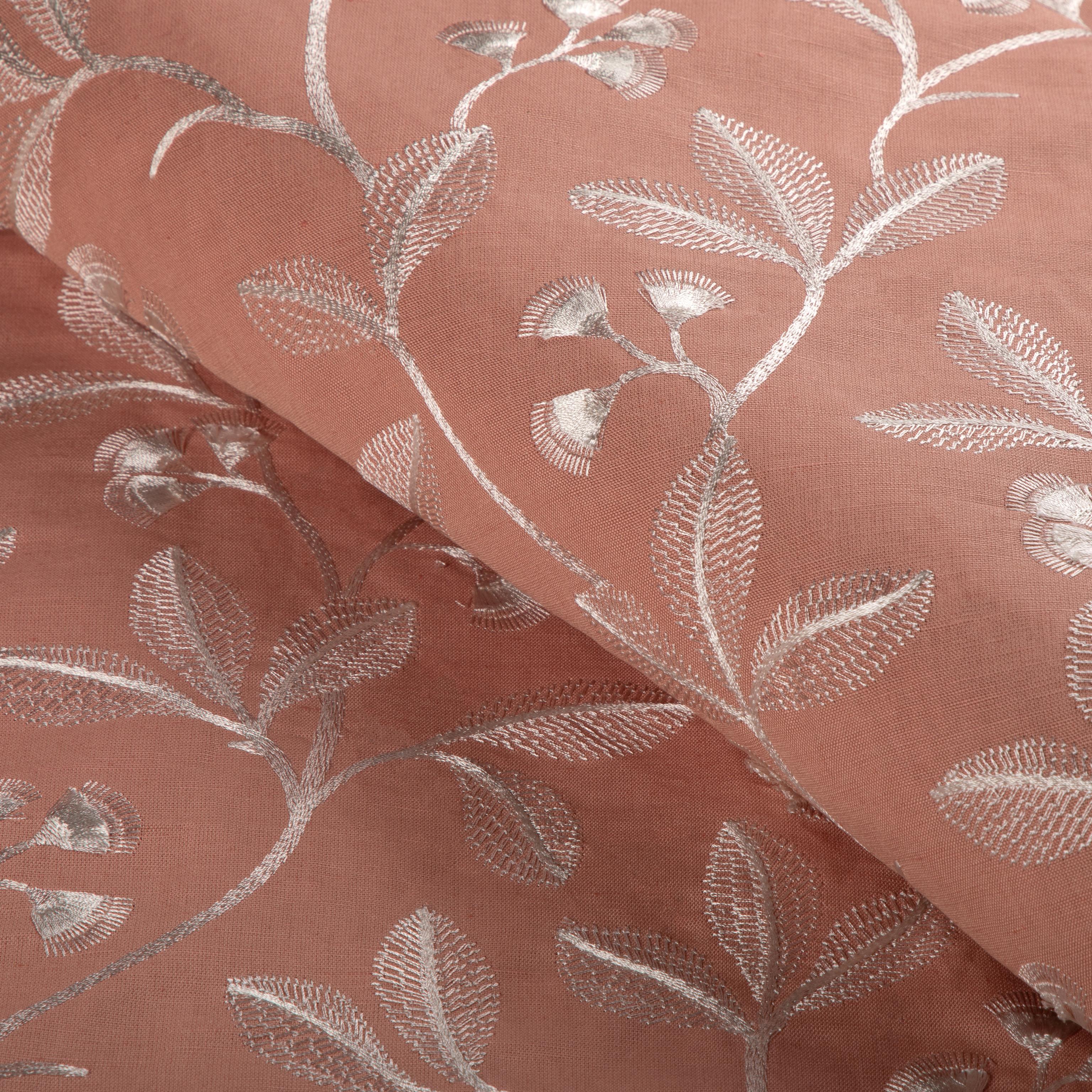 Lee Jofa Iris Embroidery Petal Drapery Fabric - Image 4