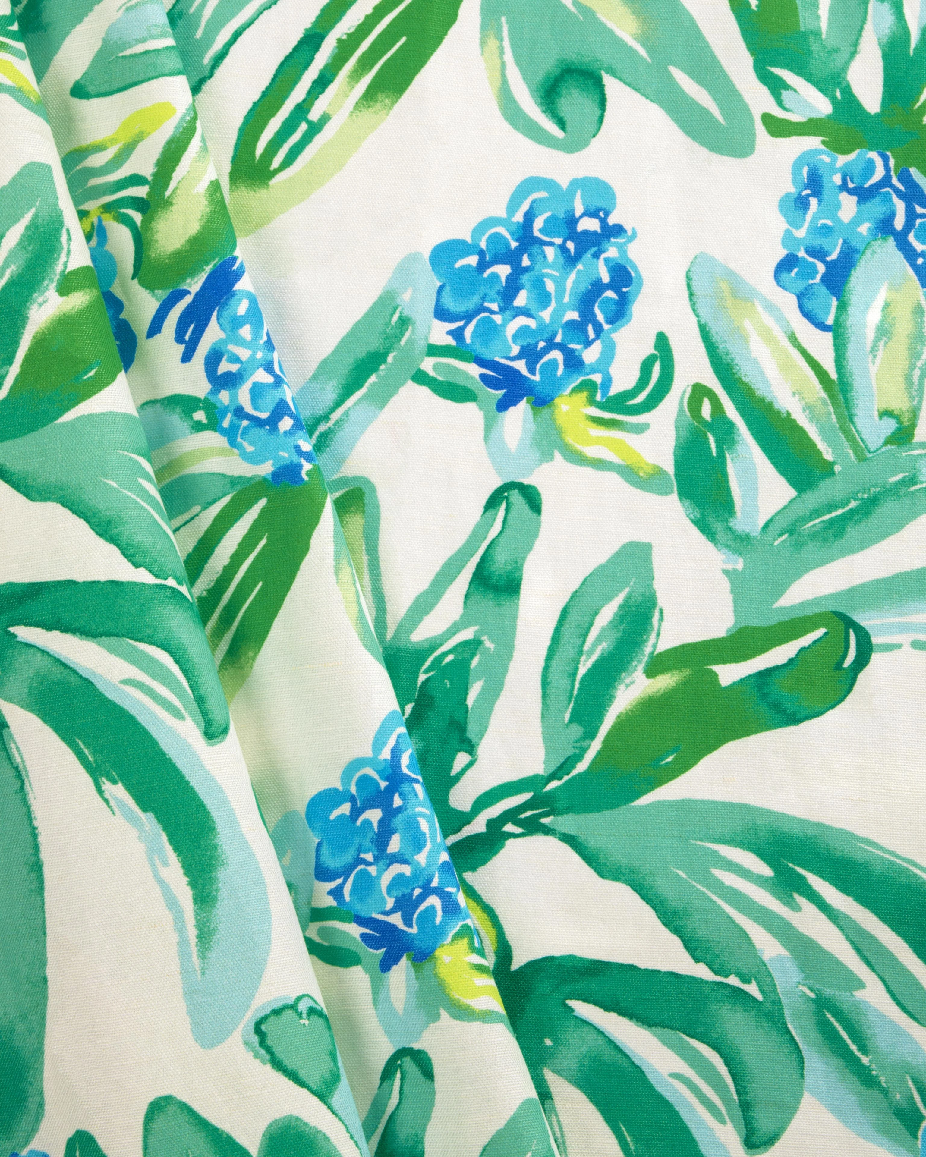 Lee Jofa Island Exotic Blue Fabric - Image 4