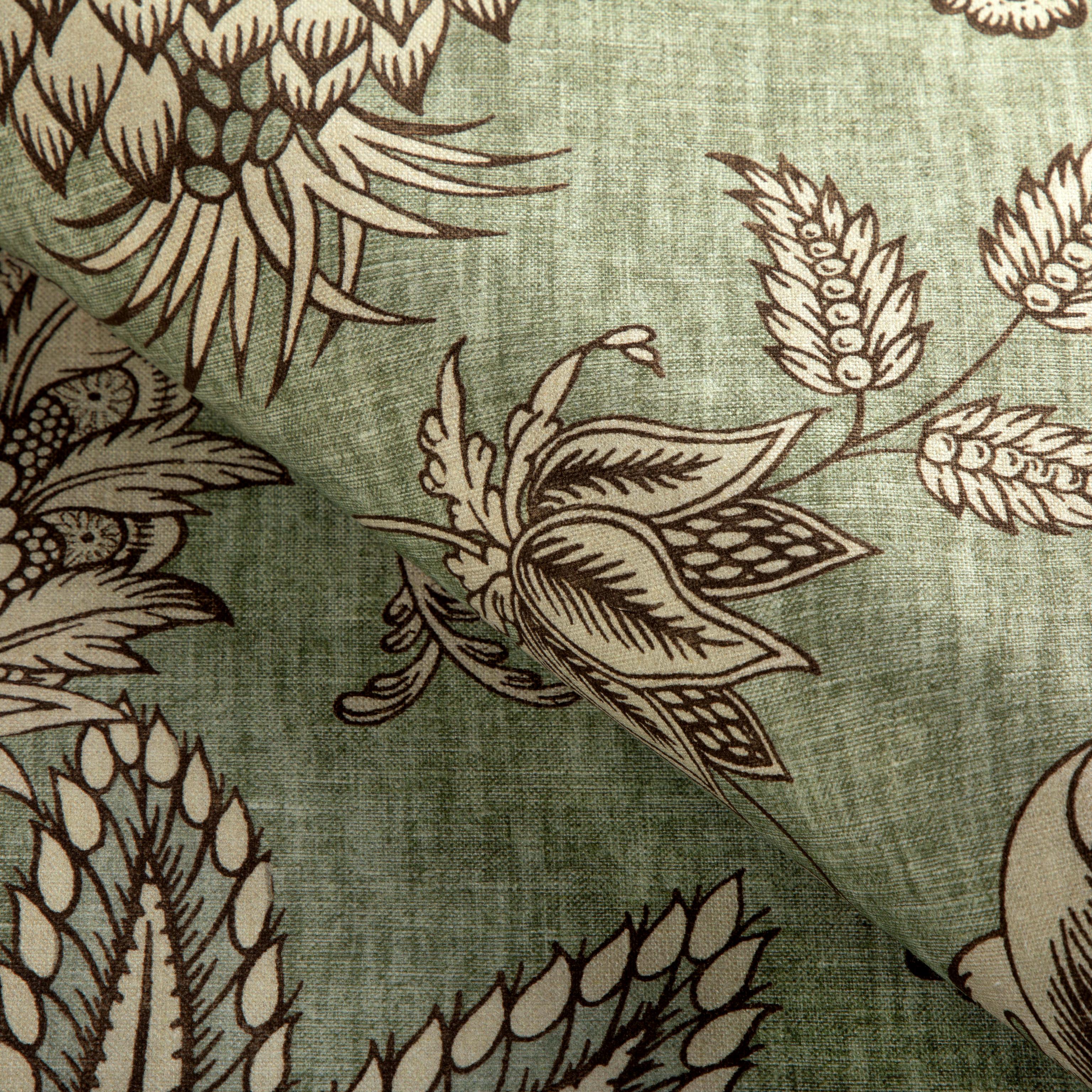 Lee Jofa Jennings Print Green Fabric - Image 4