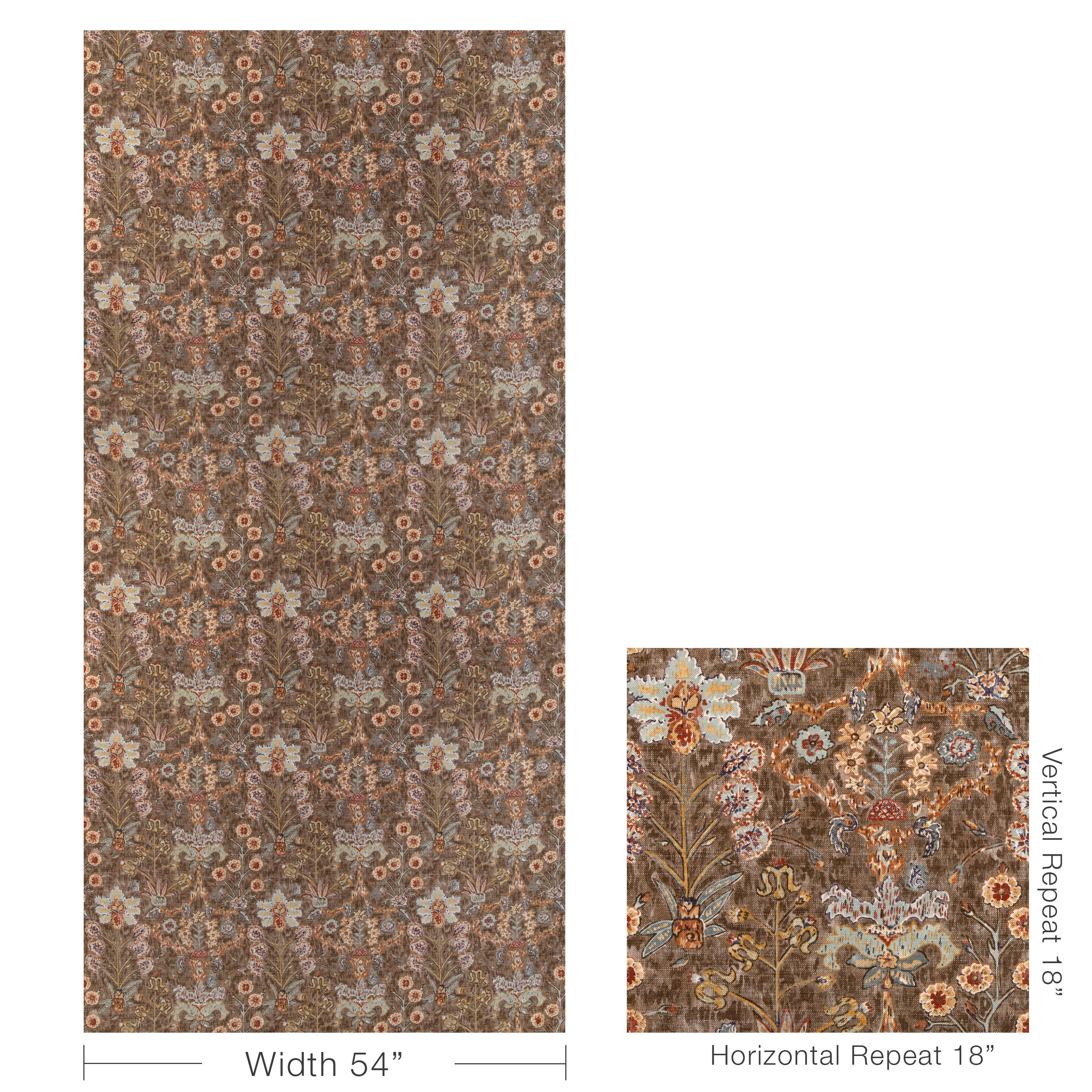 Lee Jofa Kerman Print Java/Spice Fabric - Image 5