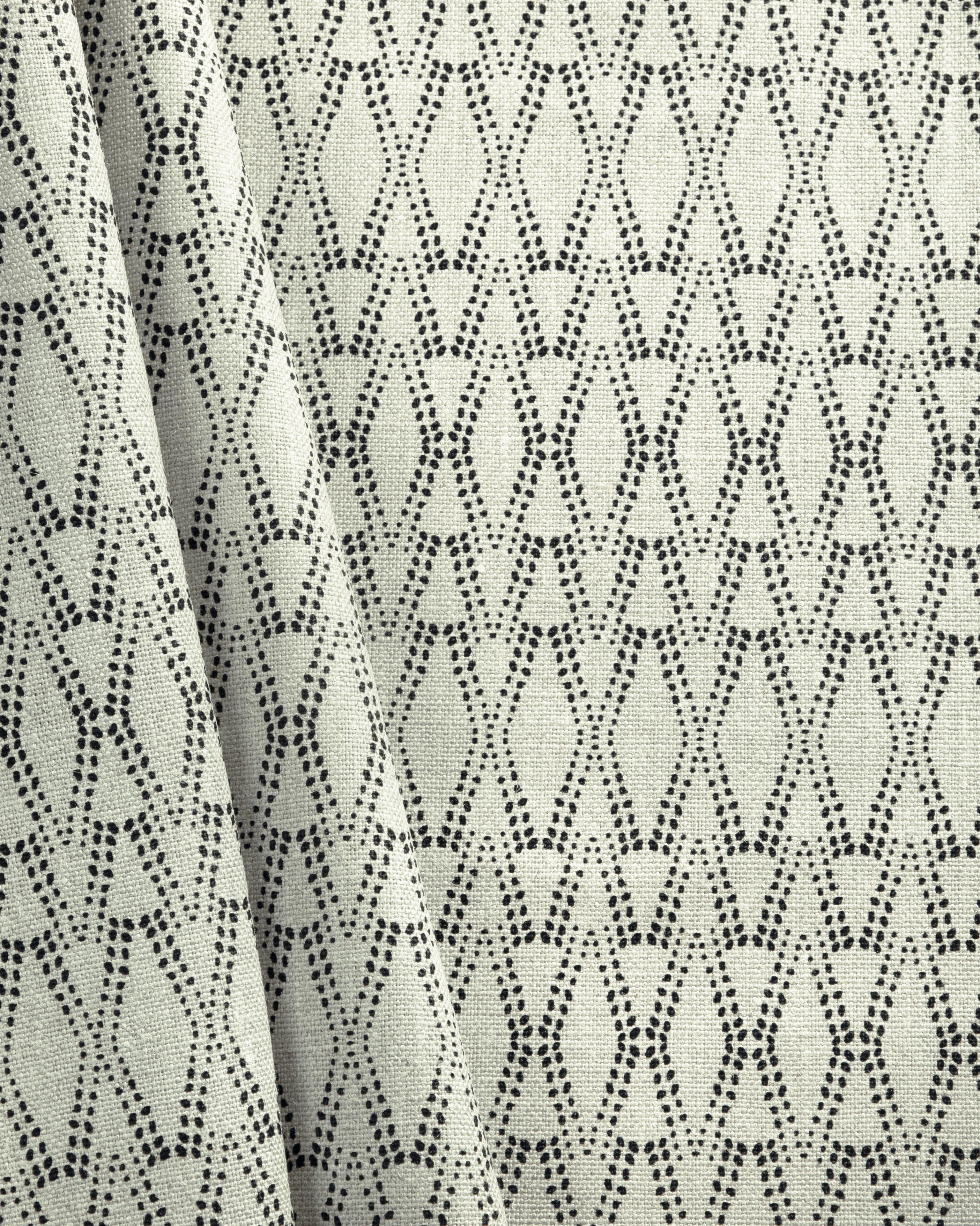 Lee Jofa Ketut Black/Natural Fabric - Image 4