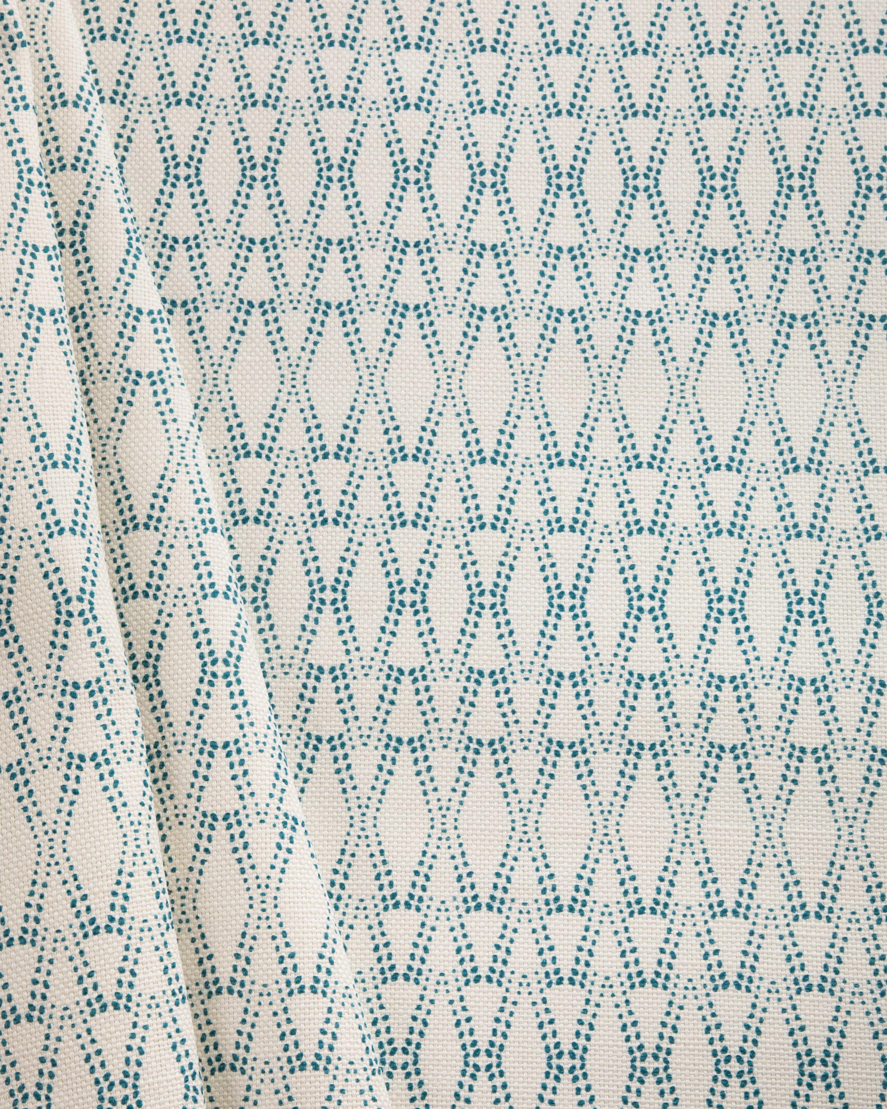 Lee Jofa Ketut Teal/Oyster Fabric - Image 4
