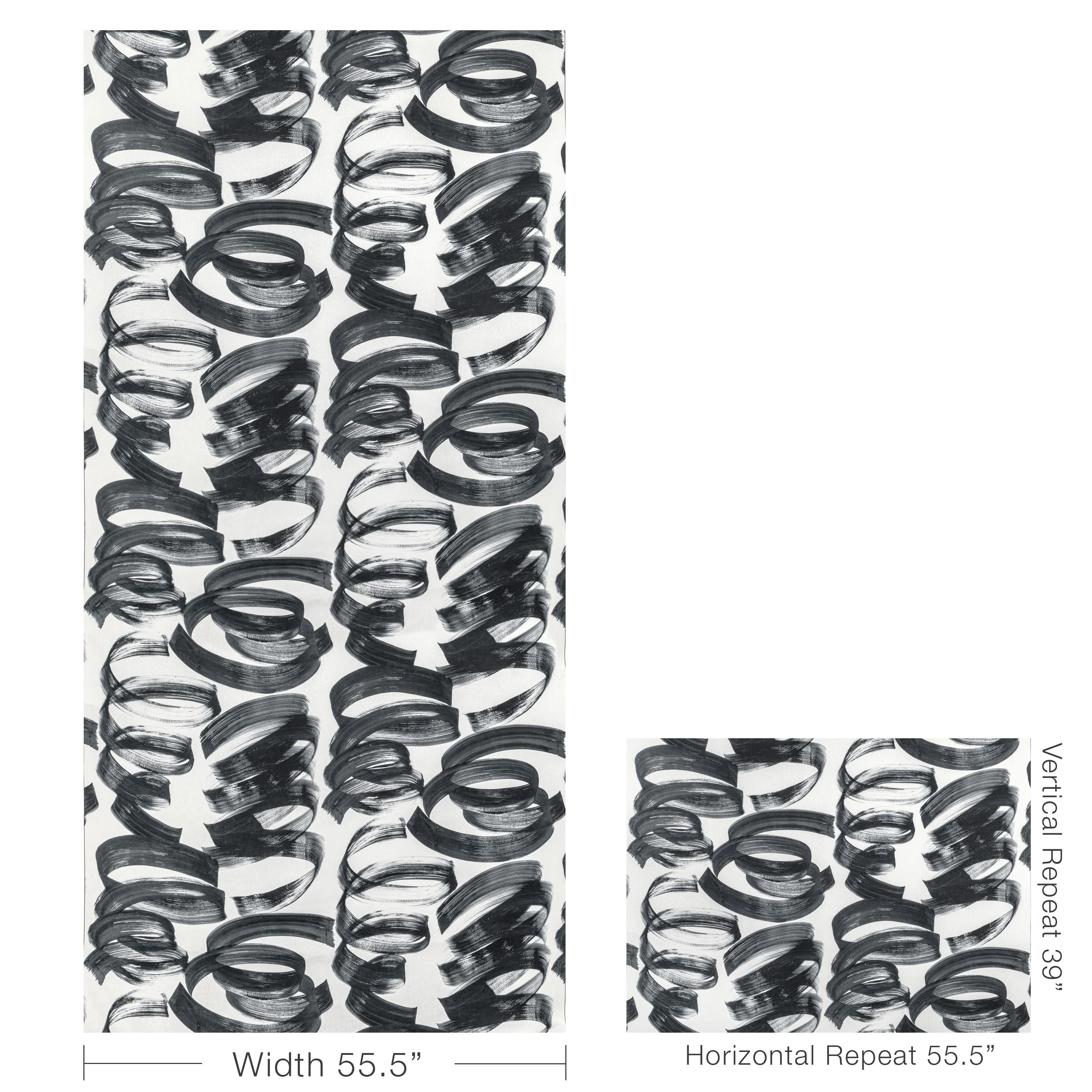 Lee Jofa Laryo Print Ink Fabric - Image 5