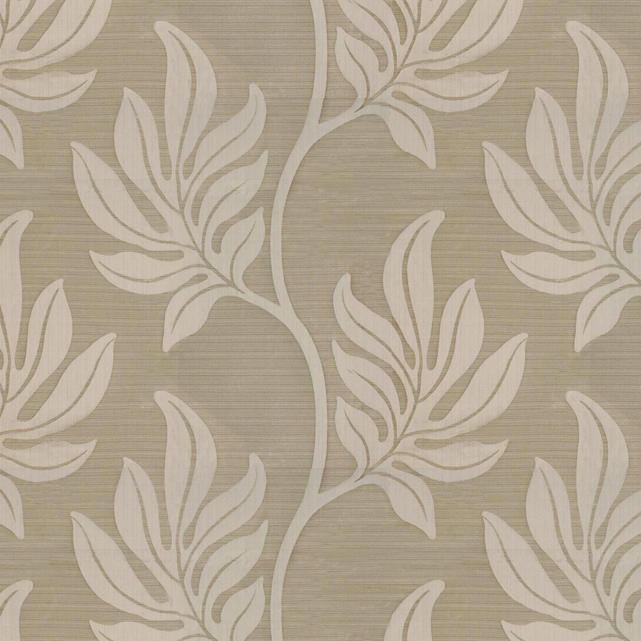 Lee Jofa Leaf Strie Beige Upholstery Fabric - Image 2