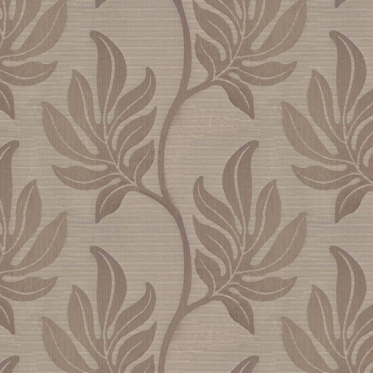 Lee Jofa Leaf Strie Taupe Upholstery Fabric - Image 2