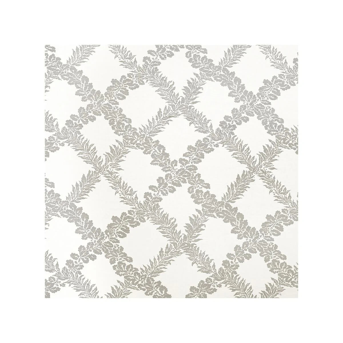 Lee Jofa Leaf Trellis Taupe Fabric - Image 4