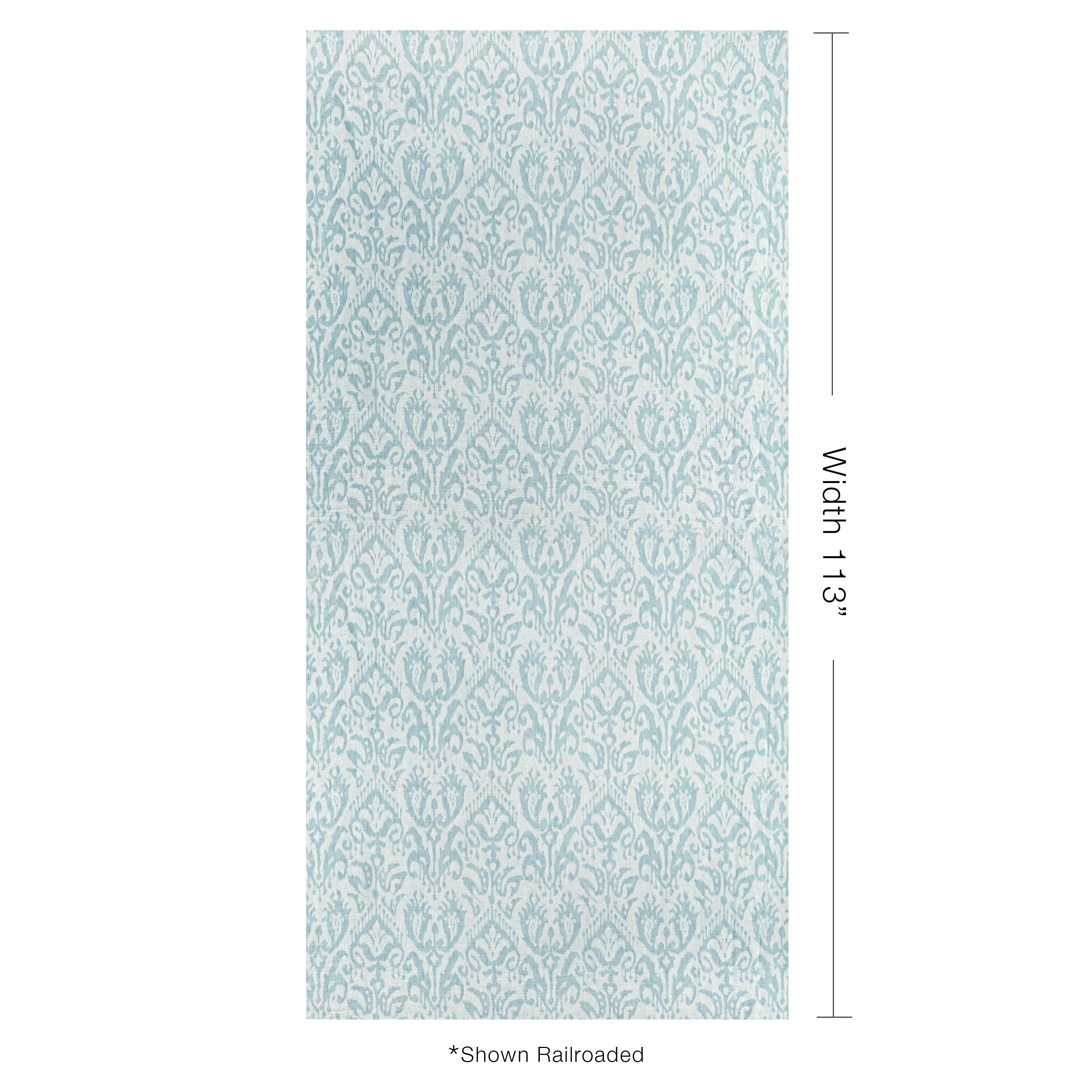 Lee Jofa Leandro Sheer Lagoon Drapery Fabric - Image 5