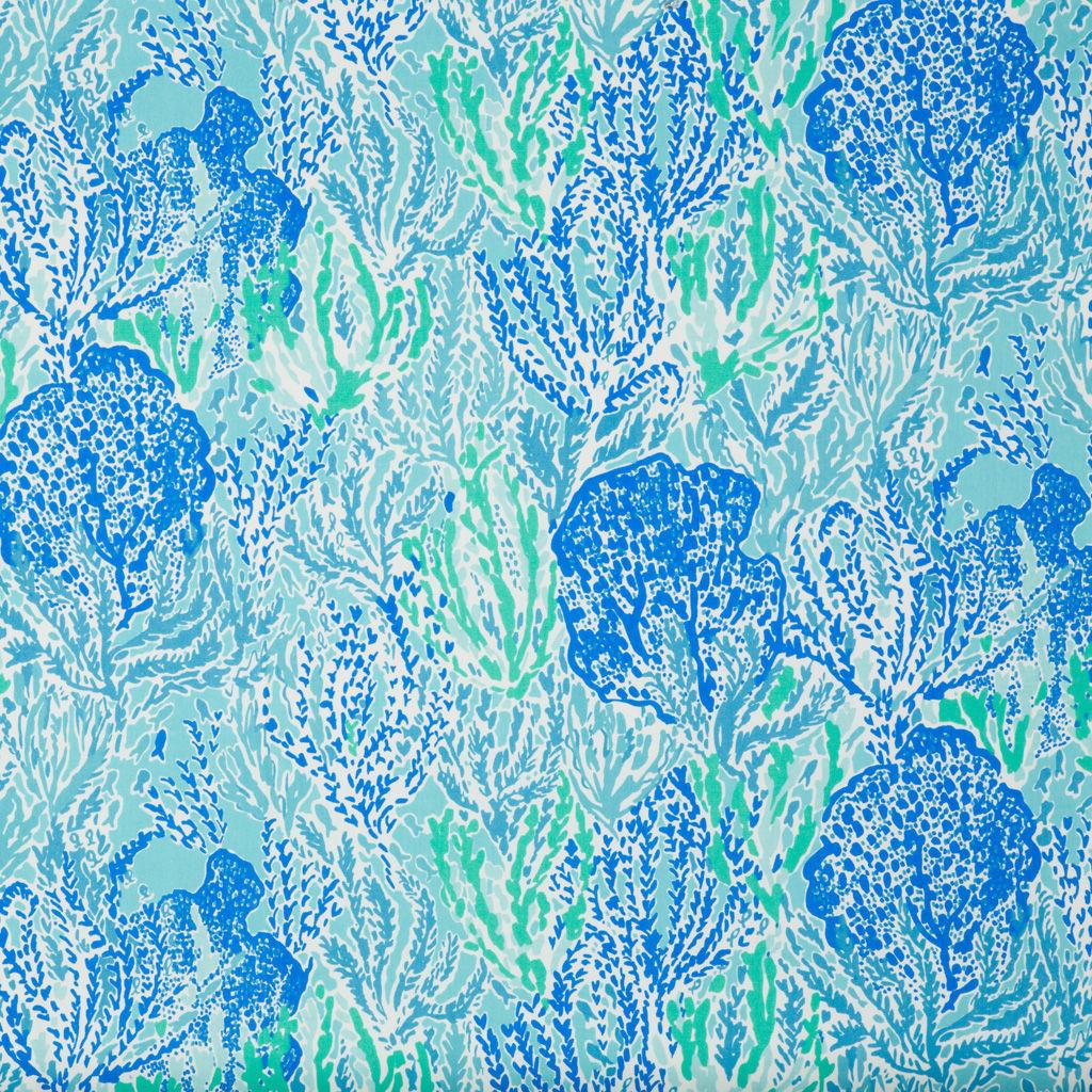 Lee Jofa Let'S Cha Cha Shorely Blue Fabric - Image 2