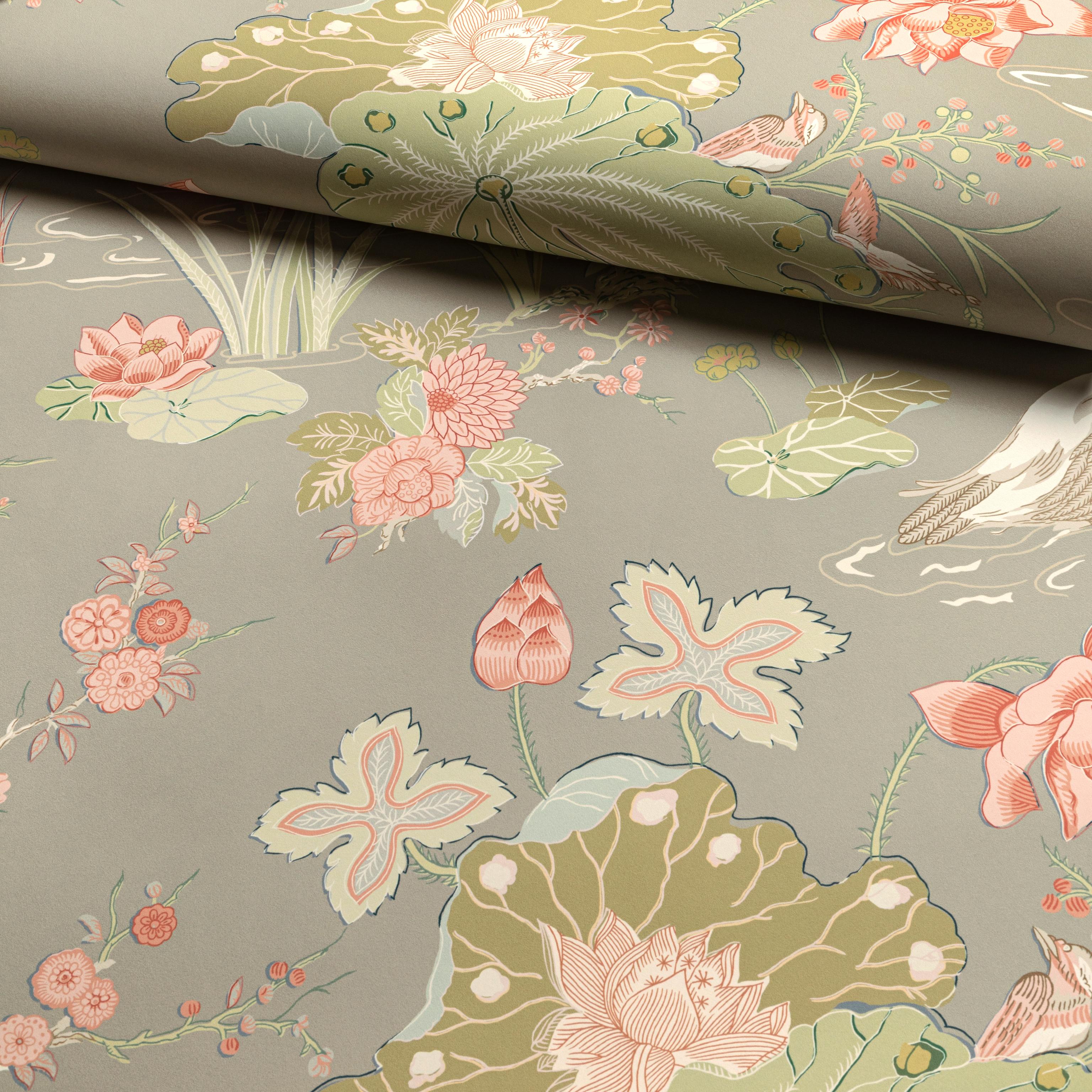 Lee Jofa Luzon Paper Fawn Wallpaper - Image 4