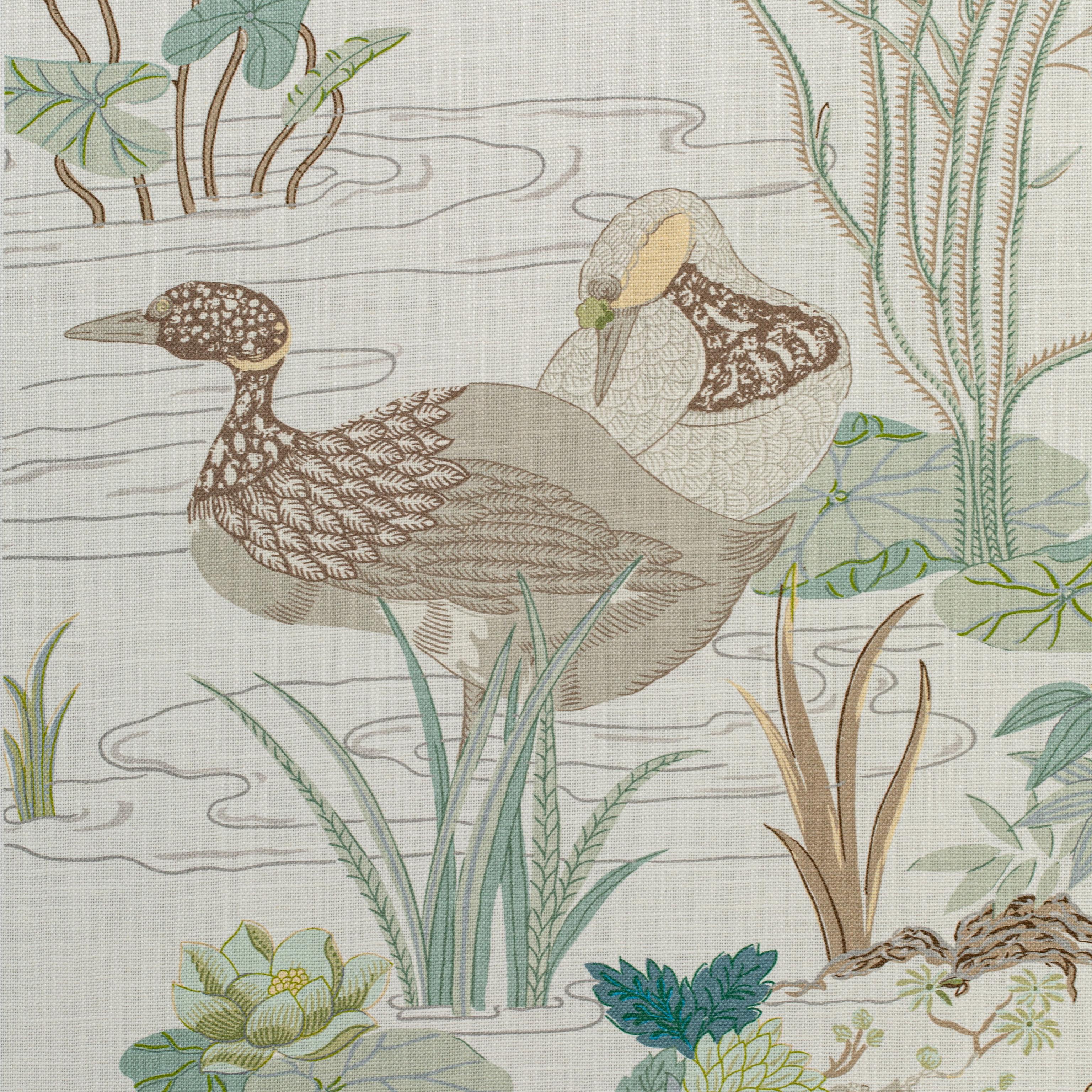 Lee Jofa Luzon Print Jade Fabric - Image 3