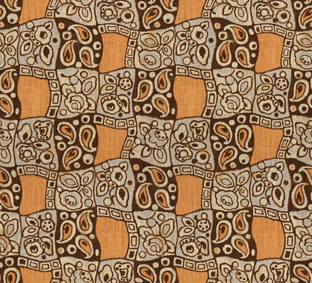 Lee Jofa Margaret Whiskey/Brown Fabric - Image 2