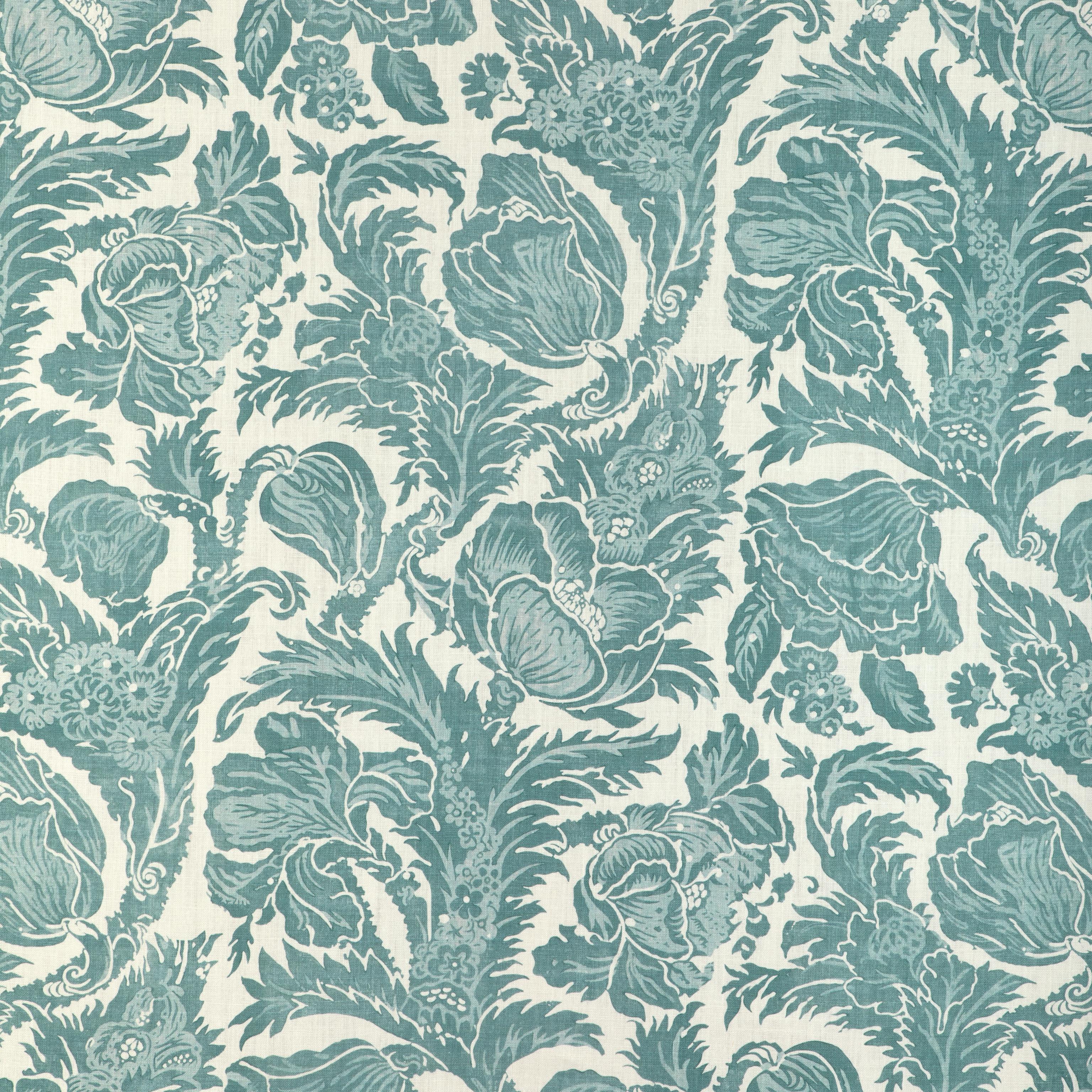 Lee Jofa Marion Print Aegean Fabric - Image 2