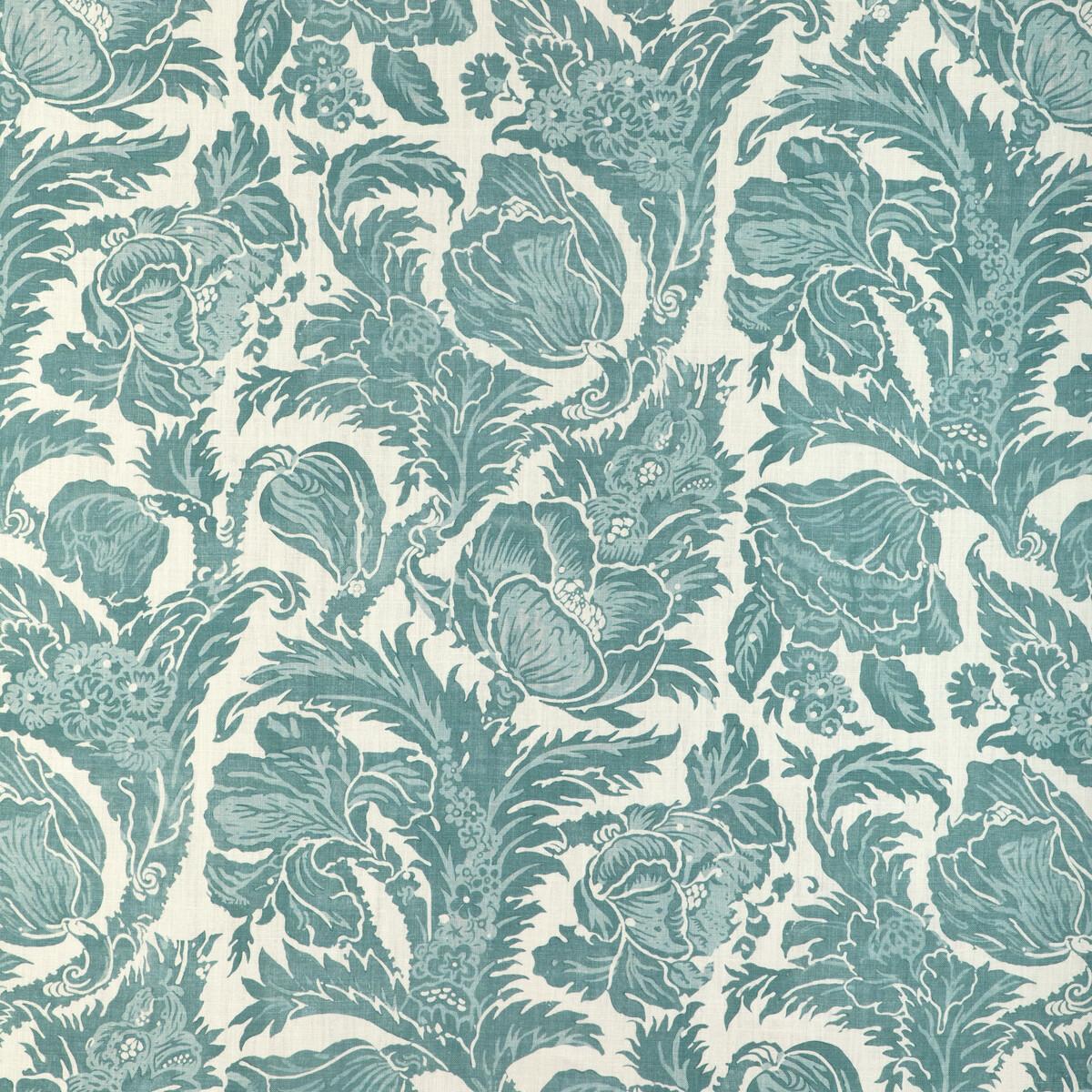 Lee Jofa Marion Print Aegean Fabric - Image 4