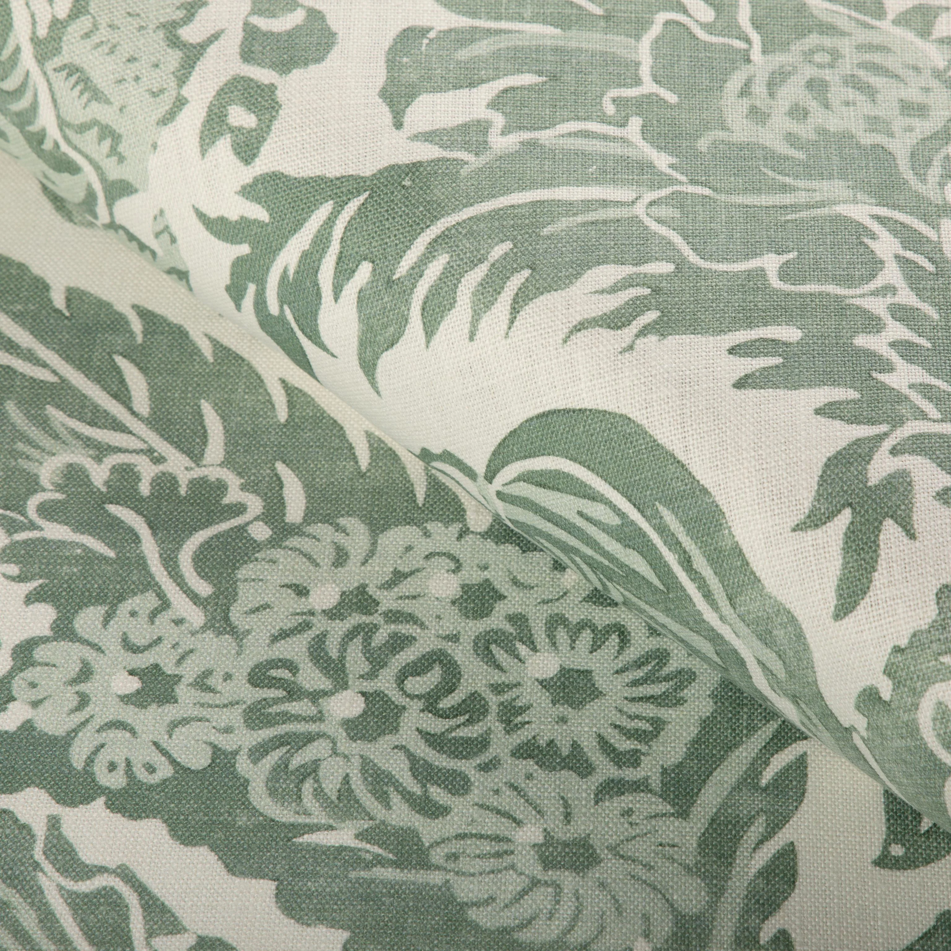 Lee Jofa Marion Print Sage Fabric - Image 4