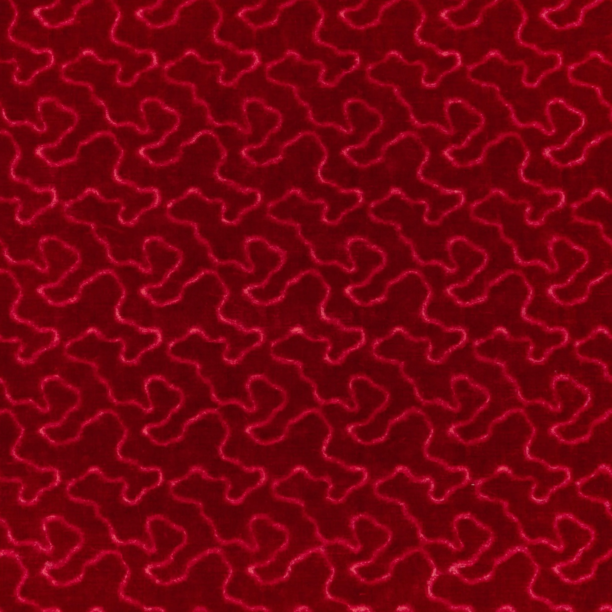 Lee Jofa Marlowe Velvet Ruby Upholstery Fabric