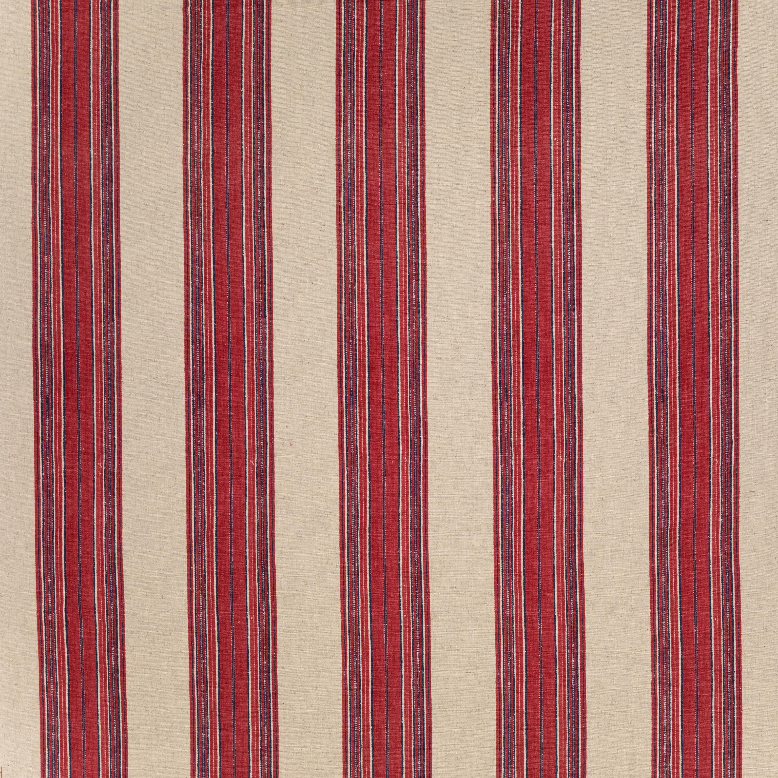 Lee Jofa Mifflin Stripe Red Fabric - Image 2