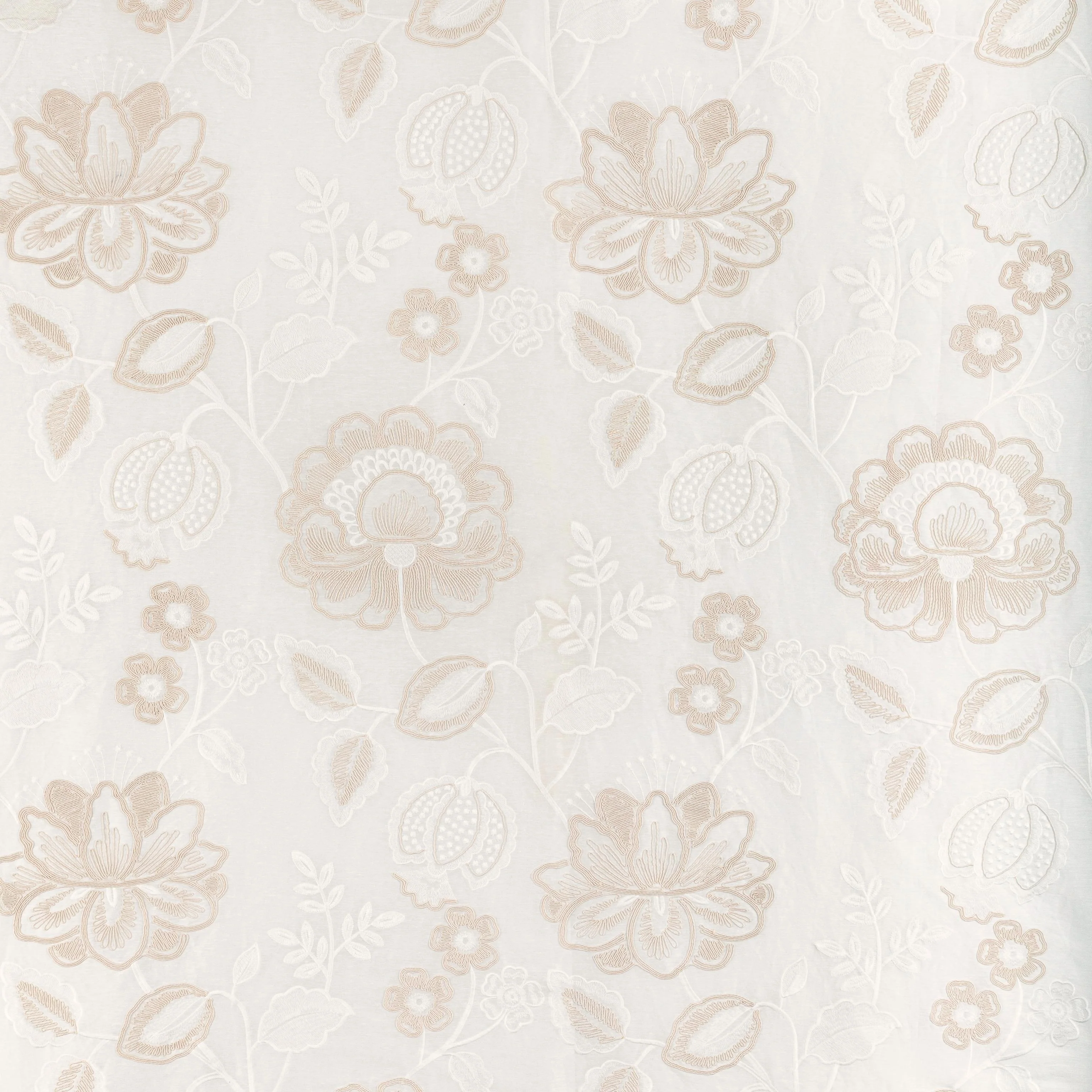 Lee Jofa Miramar Sheer Ecru Drapery Fabric - Image 2