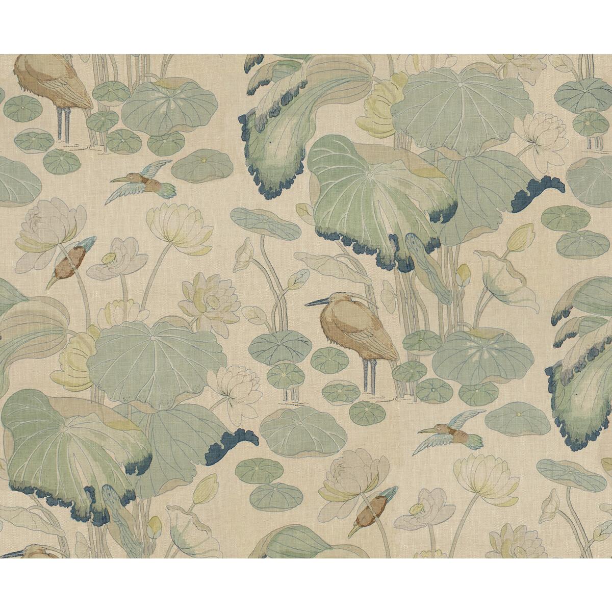 Lee Jofa Nympheus Twill Frost/Sea Fabric - Image 4
