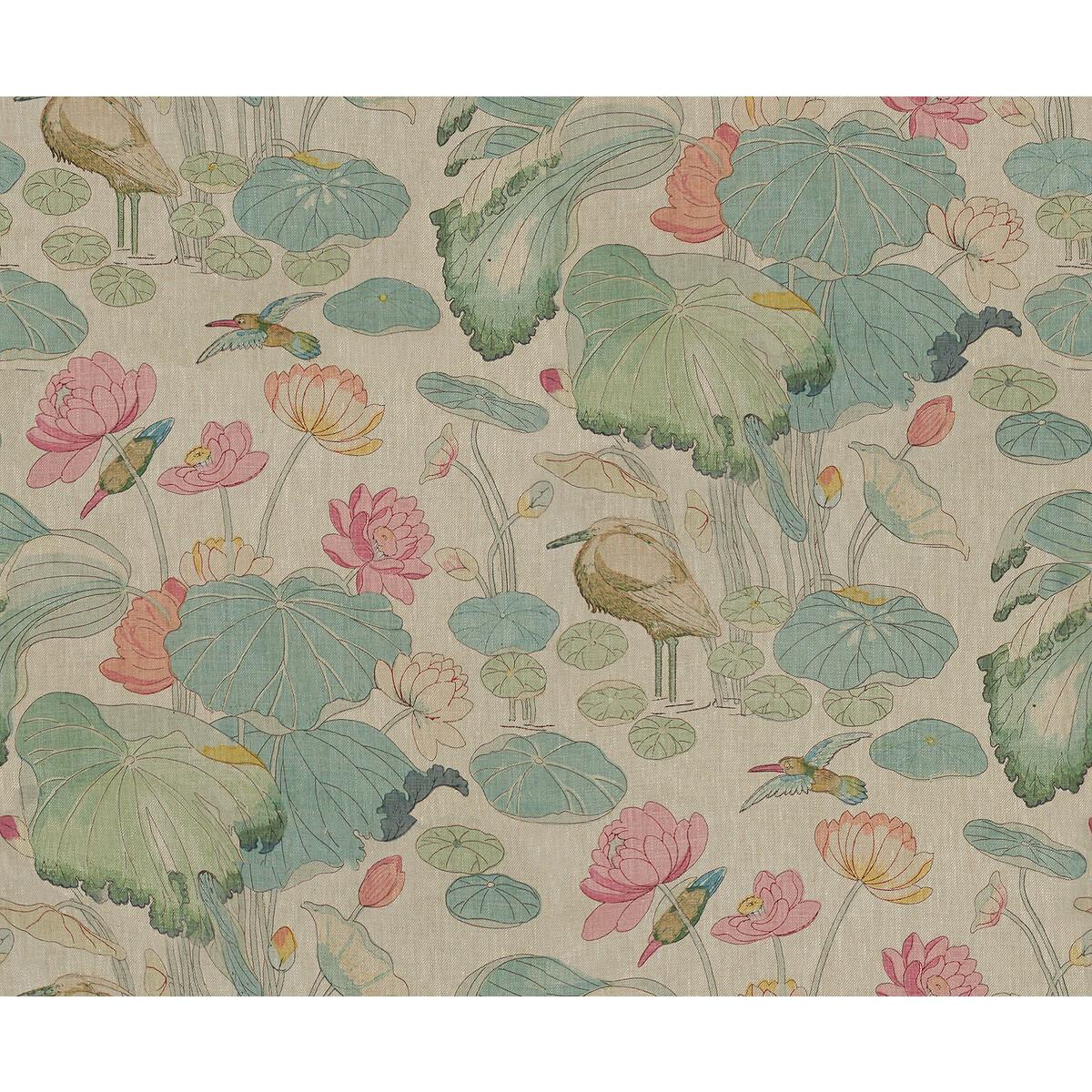 Lee Jofa Nympheus Twill Pink/Teal Fabric - Image 3