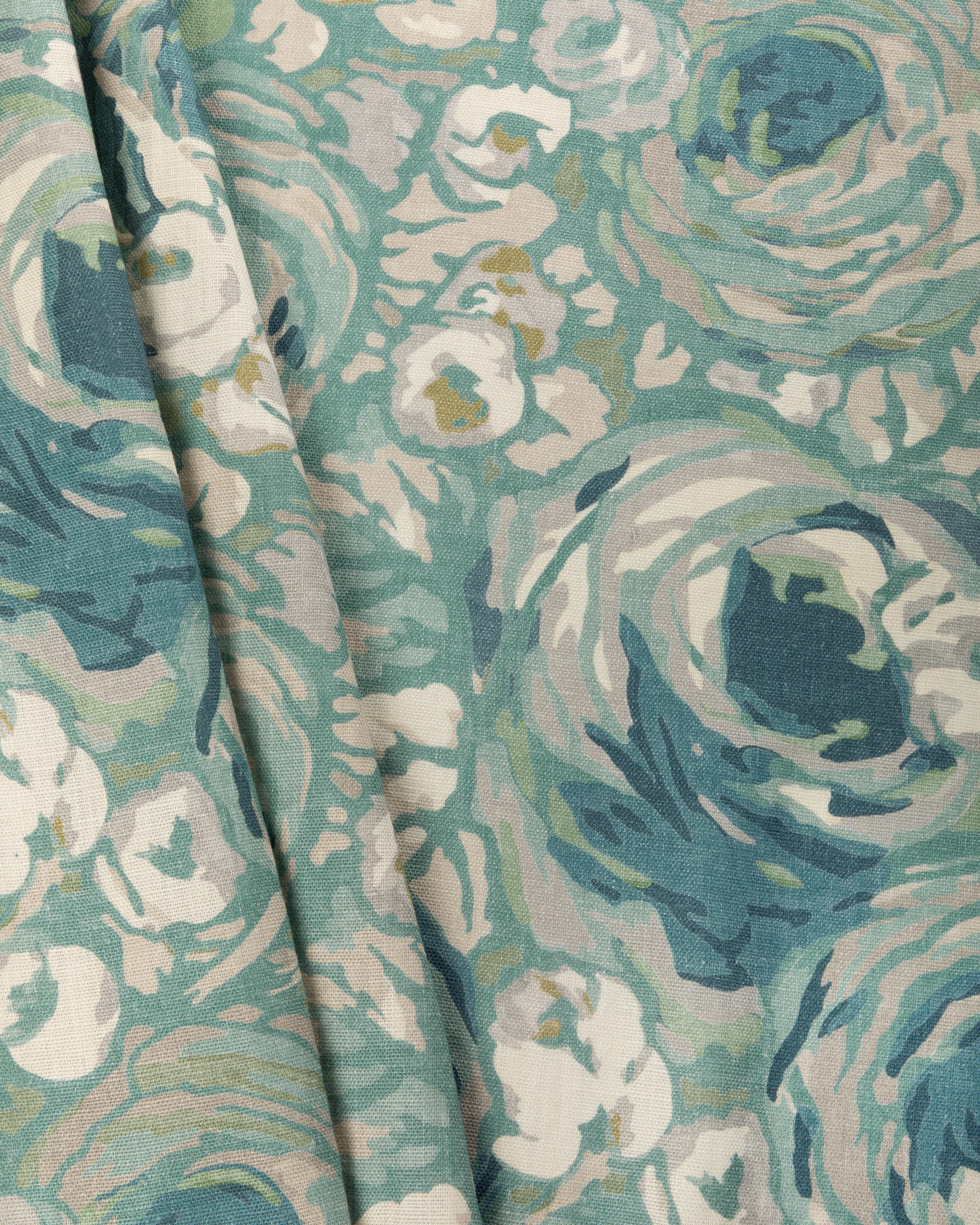 Lee Jofa Orchard Print Aqua/Stone Fabric - Image 4