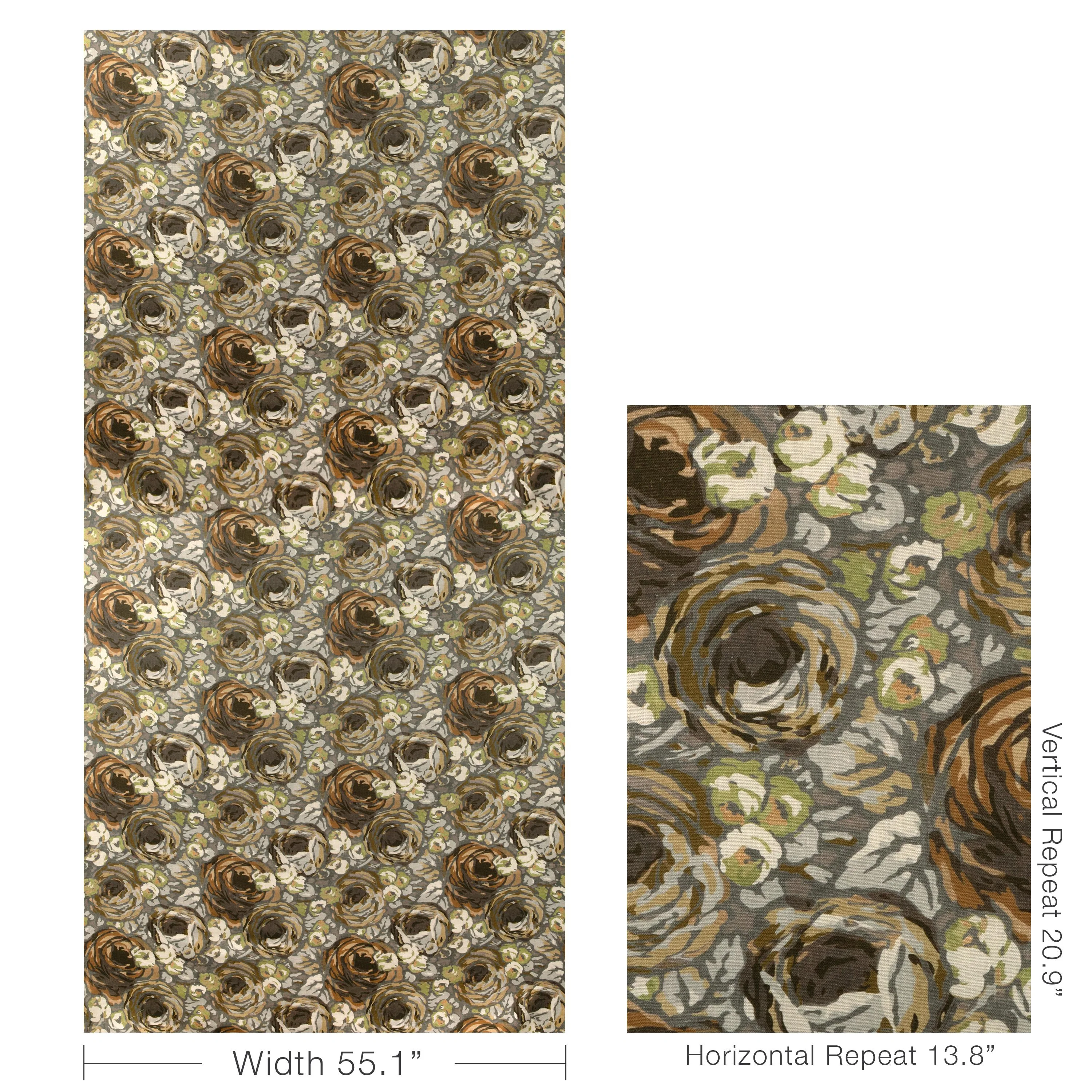 Lee Jofa Orchard Print Pebble/Coin Fabric - Image 5