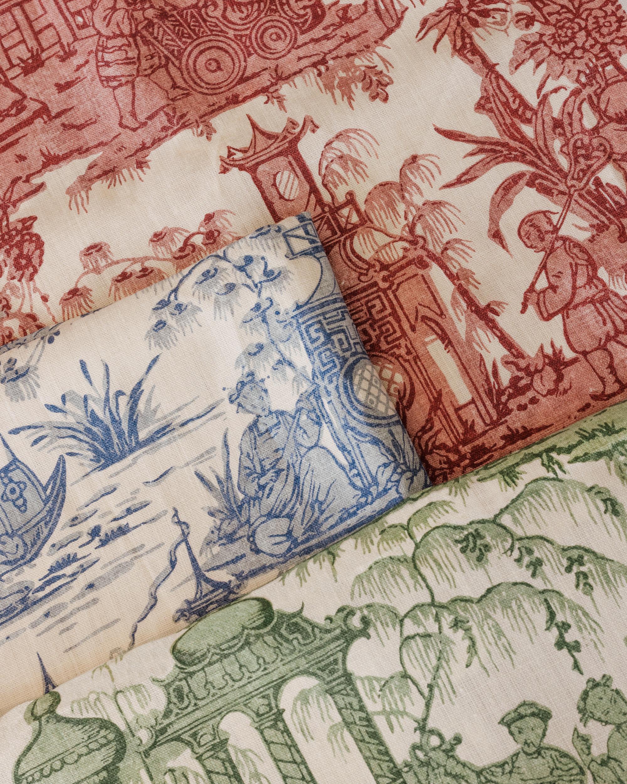 Lee Jofa Pagoda Toile Forest Fabric - Image 7