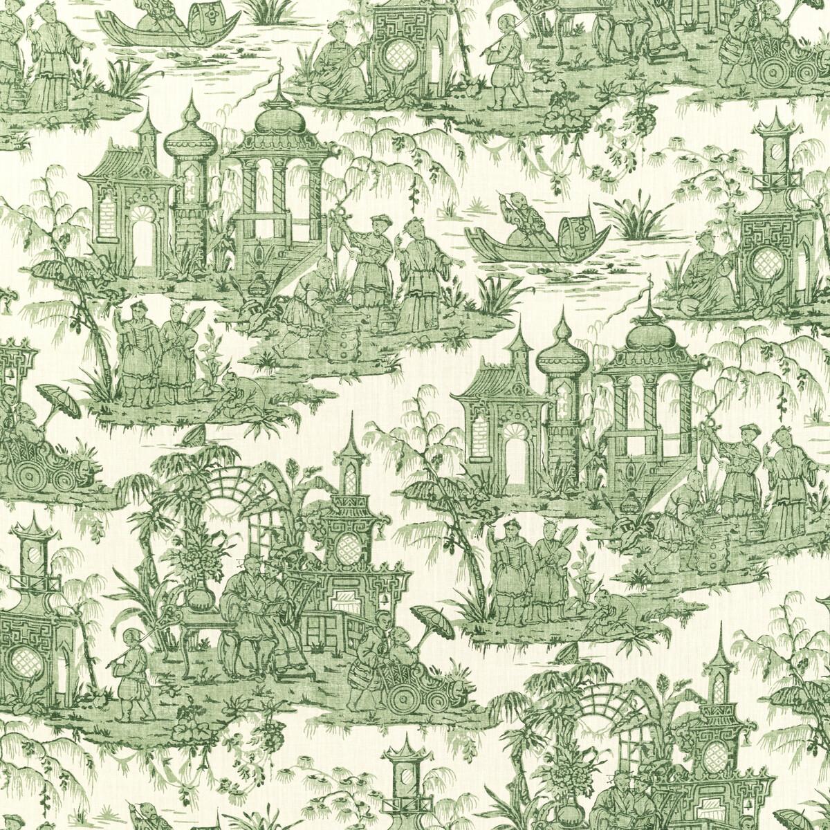 Lee Jofa Pagoda Toile Forest Fabric - Image 8