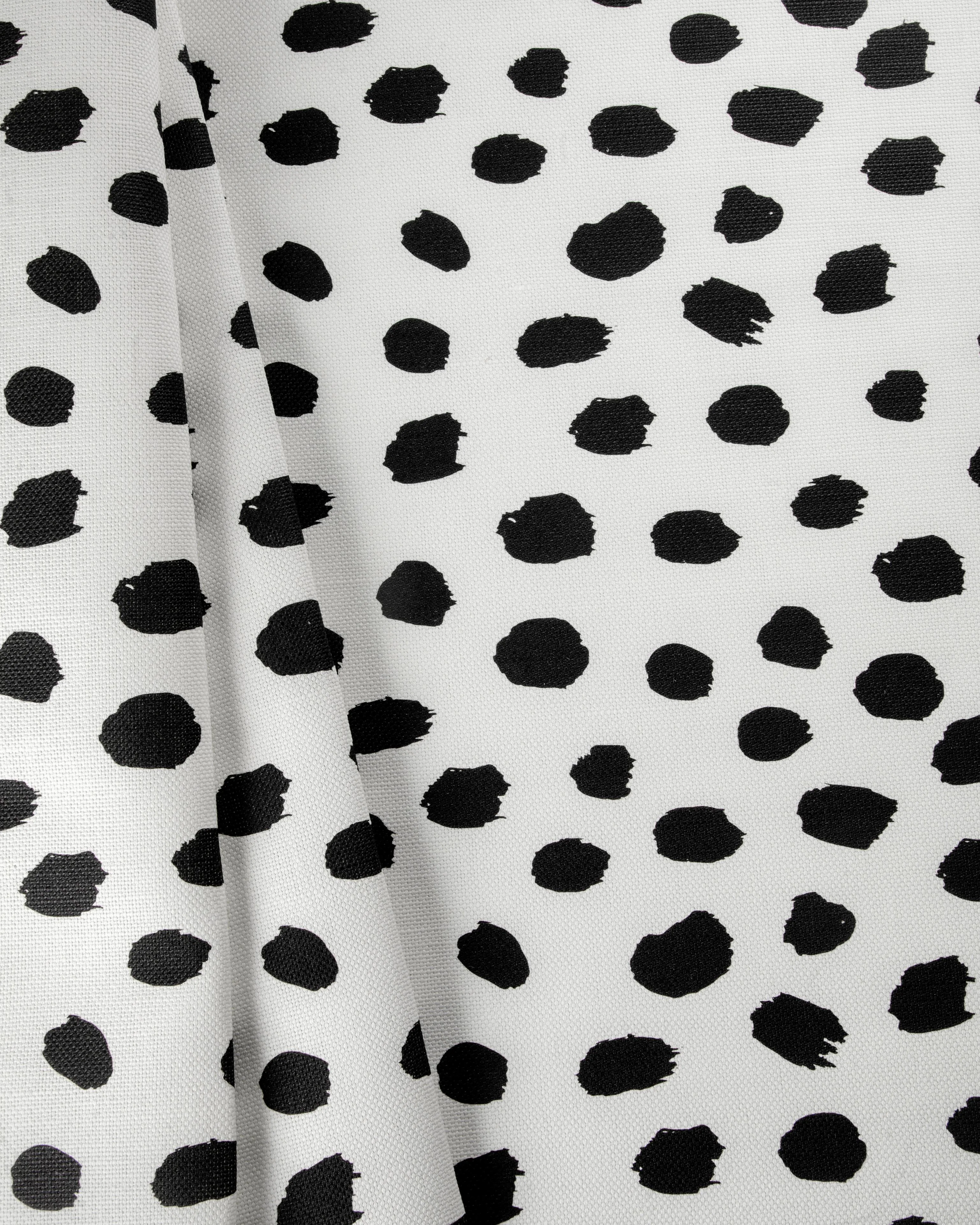 Lee Jofa Paint Dot Black/Oyster Fabric - Image 4