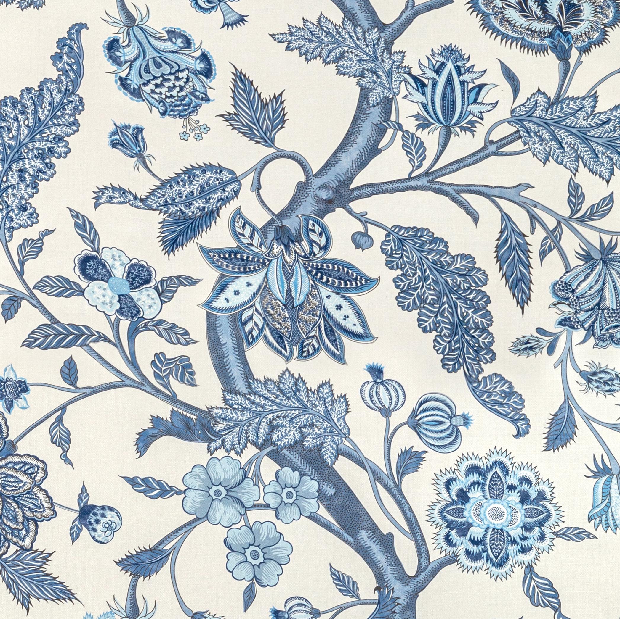Lee Jofa Palampore Print Delft Fabric - Image 2