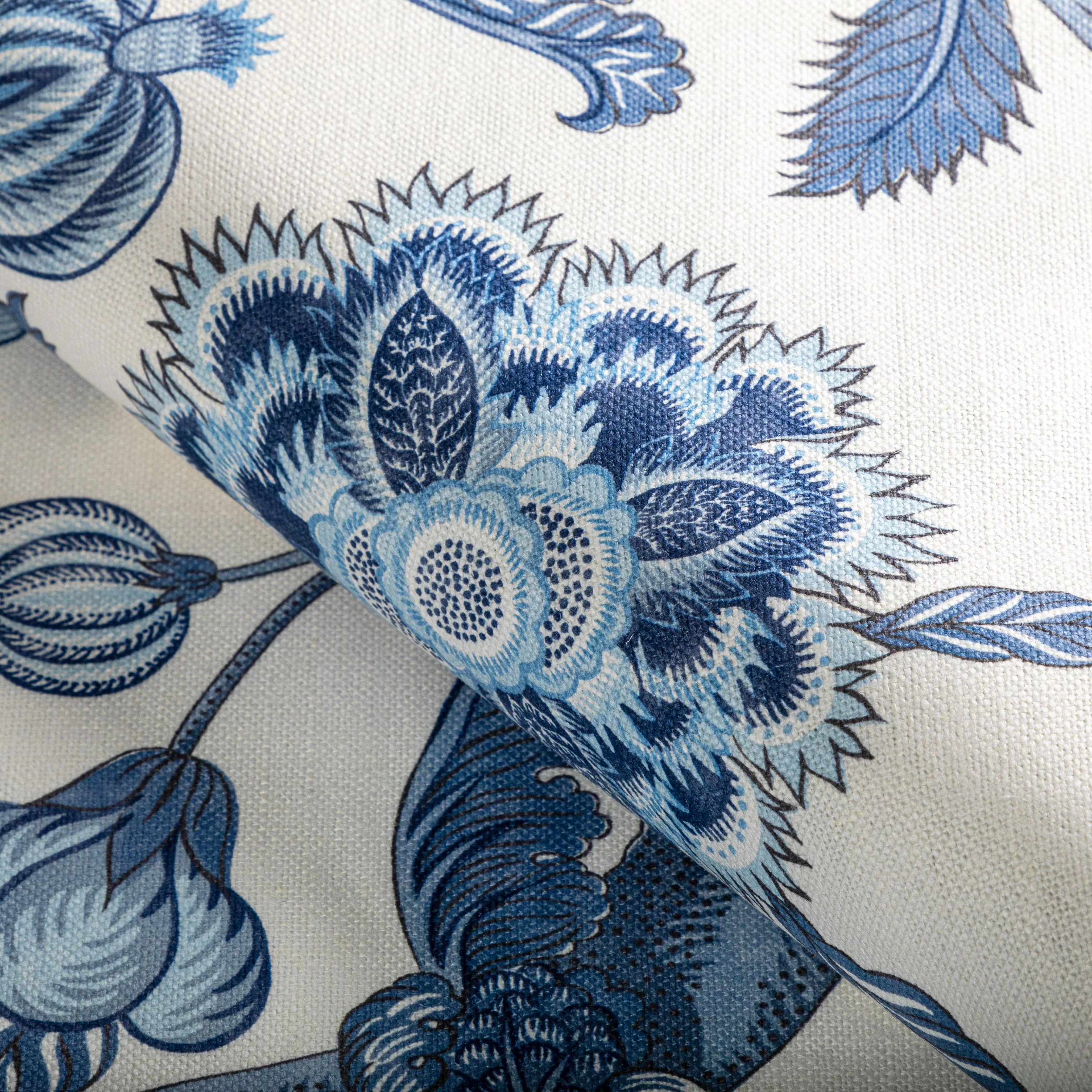 Lee Jofa Palampore Print Delft Fabric - Image 4